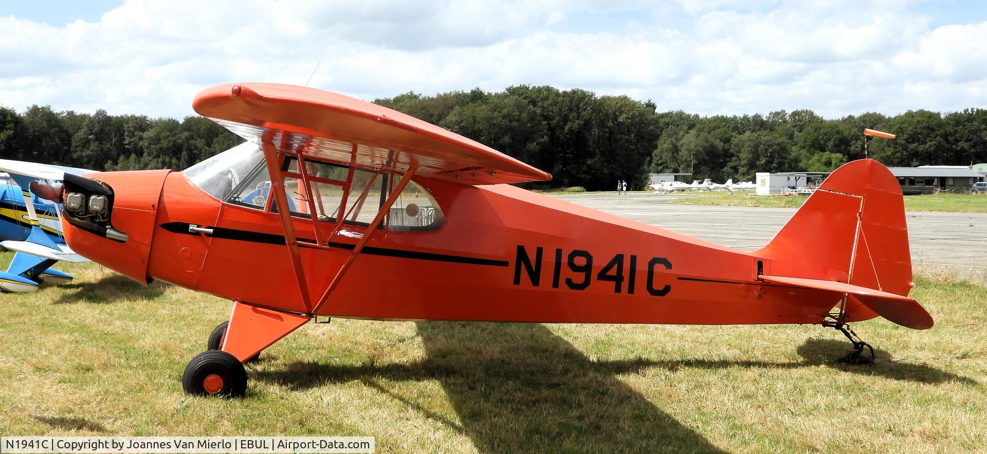 N1941C, 1941 Piper J5A Cub Cruiser C/N 5868, Aalter Air Rally 2024