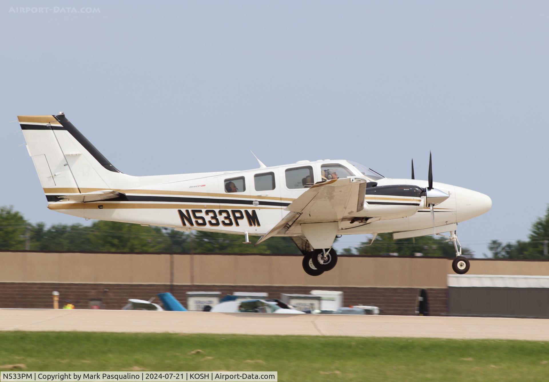 N533PM, Hawker Beechcraft Corp G58 Baron C/N TH-2255, Beech G58