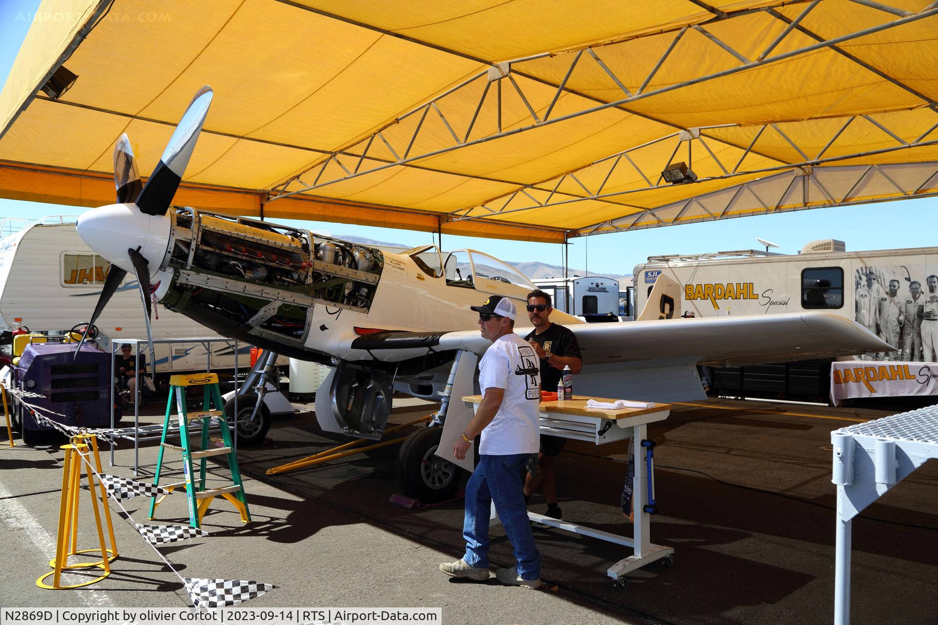 N2869D, 1944 North American P-51D Mustang C/N 124-44246 (44-84390), 2023 Reno air races