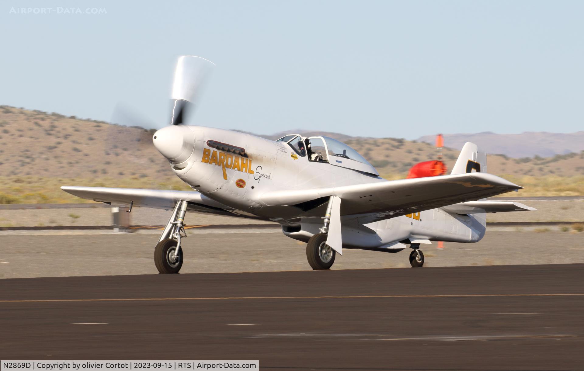 N2869D, 1944 North American P-51D Mustang C/N 124-44246 (44-84390), 2023 Reno air races
