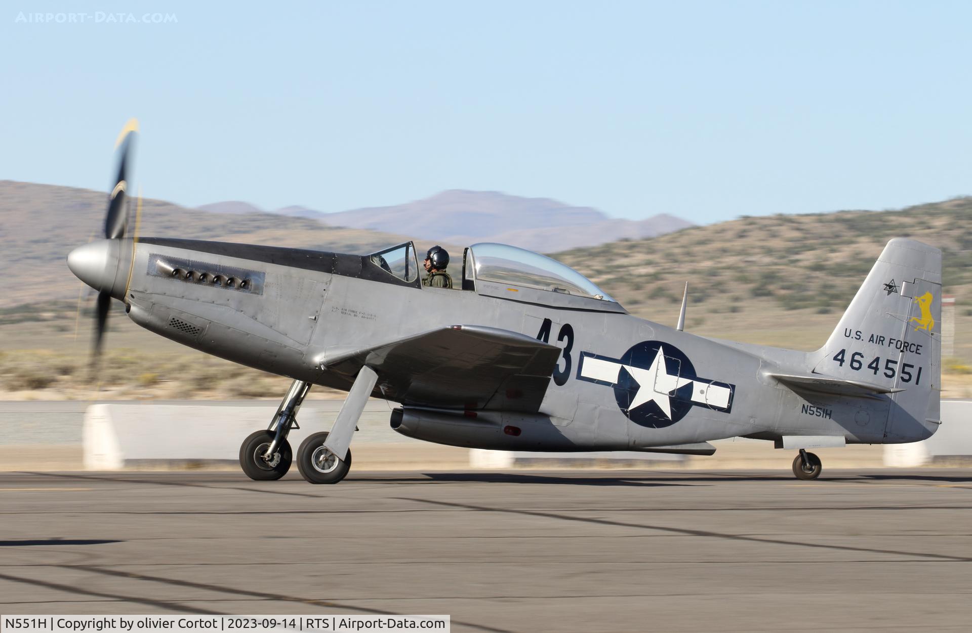 N551H, 1944 North American F-51-H-5-NA C/N 44-64314, 2023 Reno air races