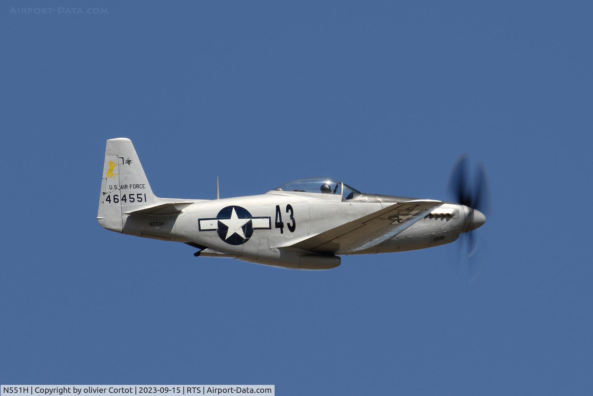 N551H, 1944 North American F-51-H-5-NA C/N 44-64314, 2023 Reno air races