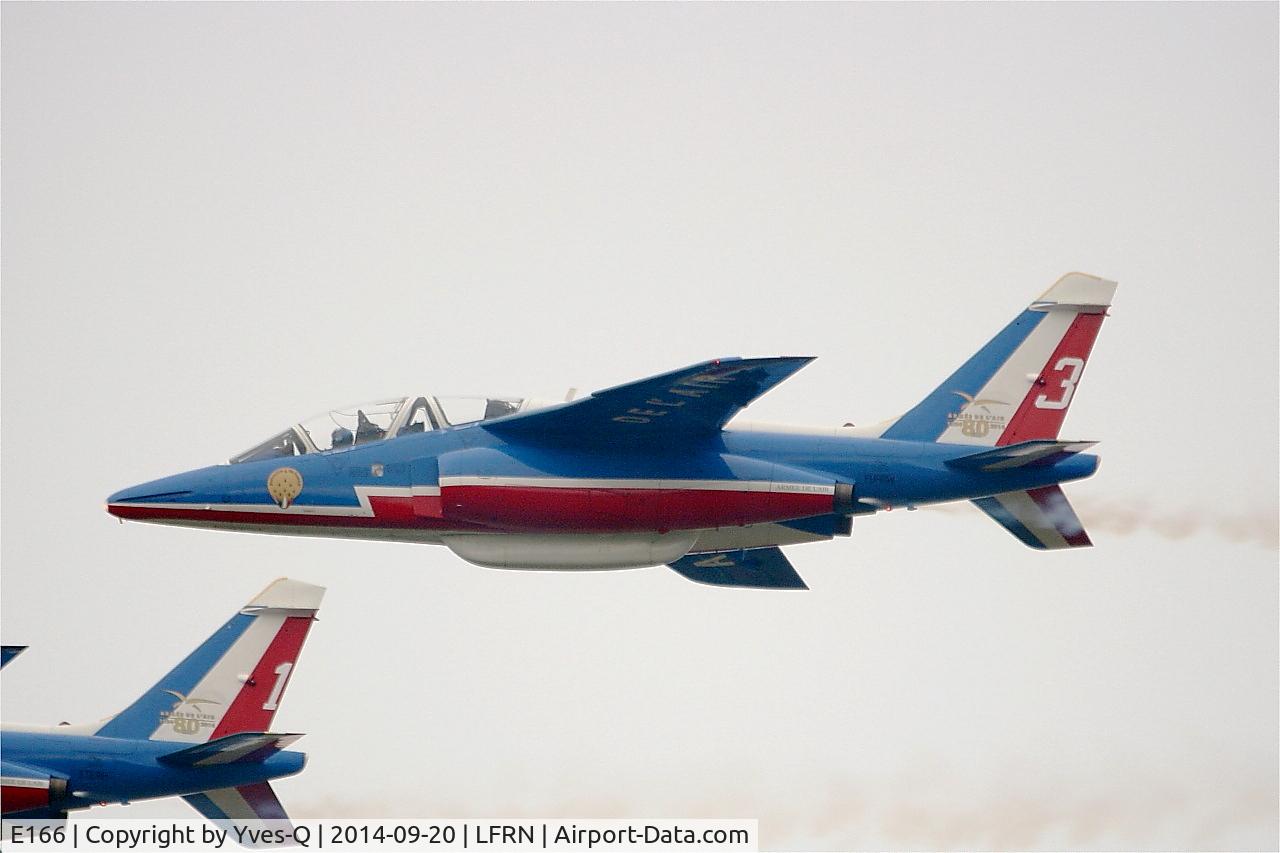 E166, Dassault-Dornier Alpha Jet E C/N E166, Dassault-Dornier Alpha Jet E, On display, Rennes-St Jacques airport (LFRN-RNS)