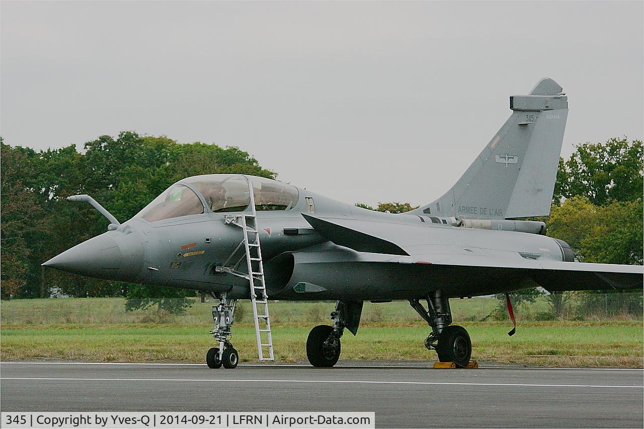 345, Dassault Rafale B C/N 345, Dassault Rafale B (113-FL), Static display, Rennes-St Jacques airport (LFRN-RNS)