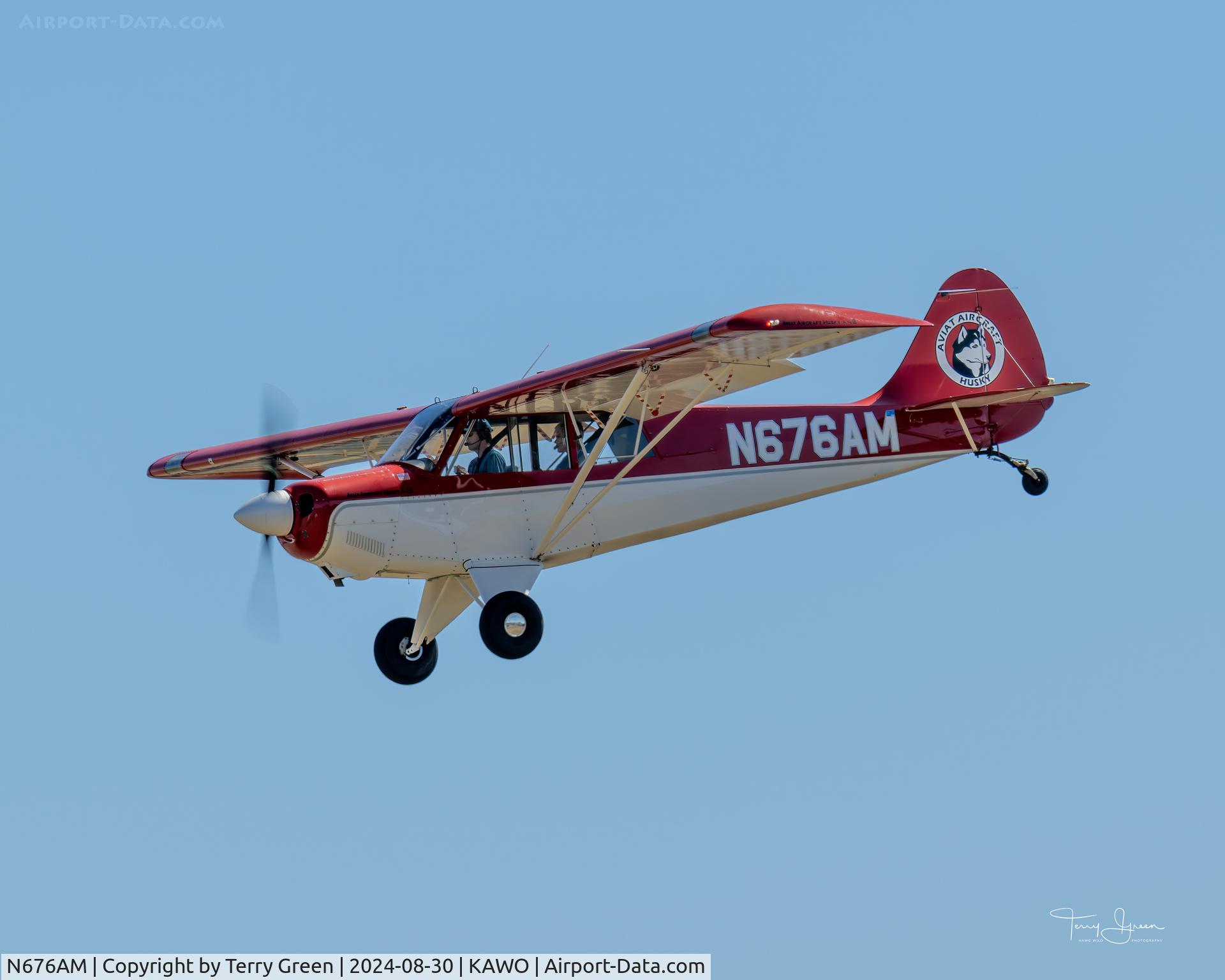 N676AM, 2006 Aviat A-1B Husky C/N 2376, KAWO