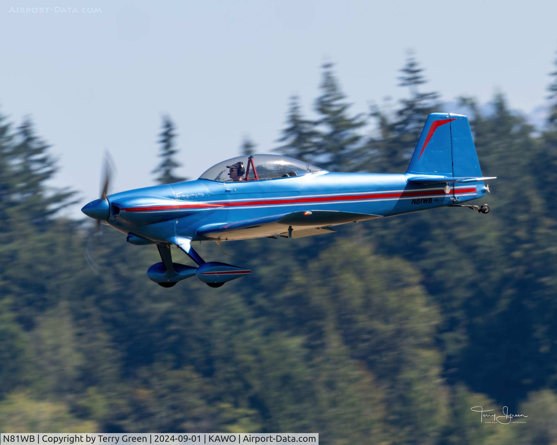 N81WB, 1991 Vans RV-4 C/N 878, KAWO