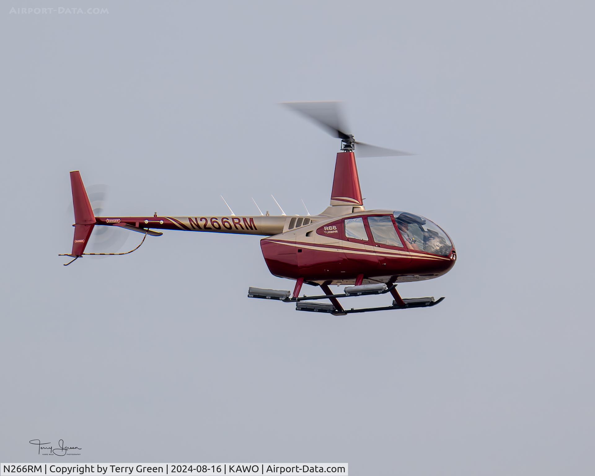 N266RM, 2018 ROBINSON HELICOPTER CO R66 C/N 0874, KAWO