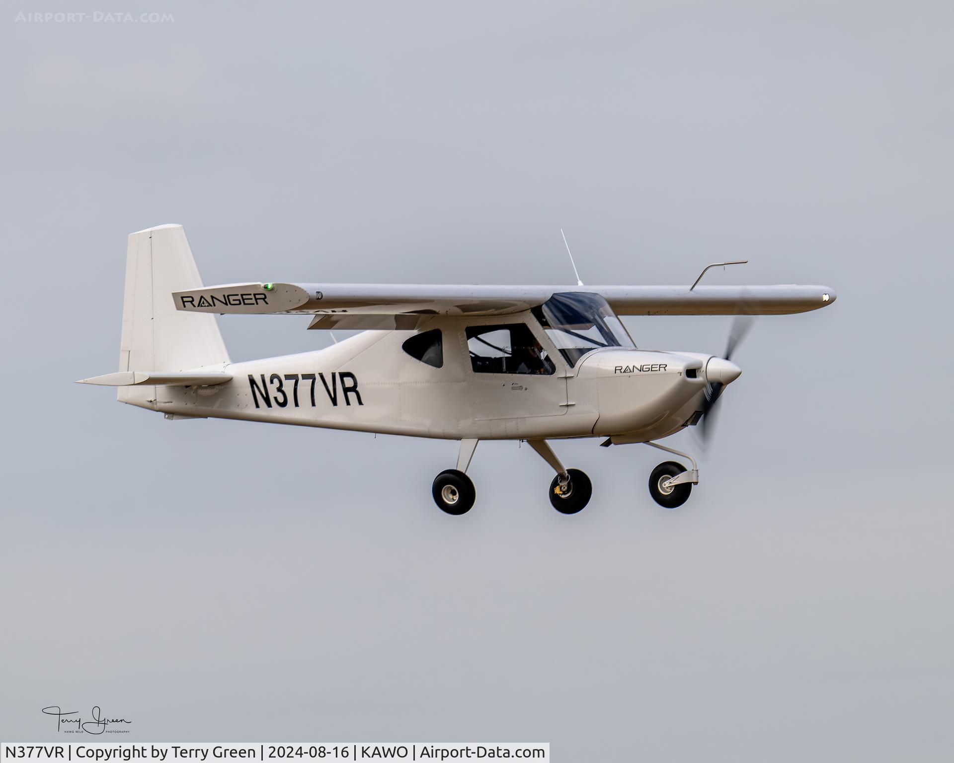N377VR, 2024 VASHON AIRCRAFT RANGER R7 C/N 10233, KAWO