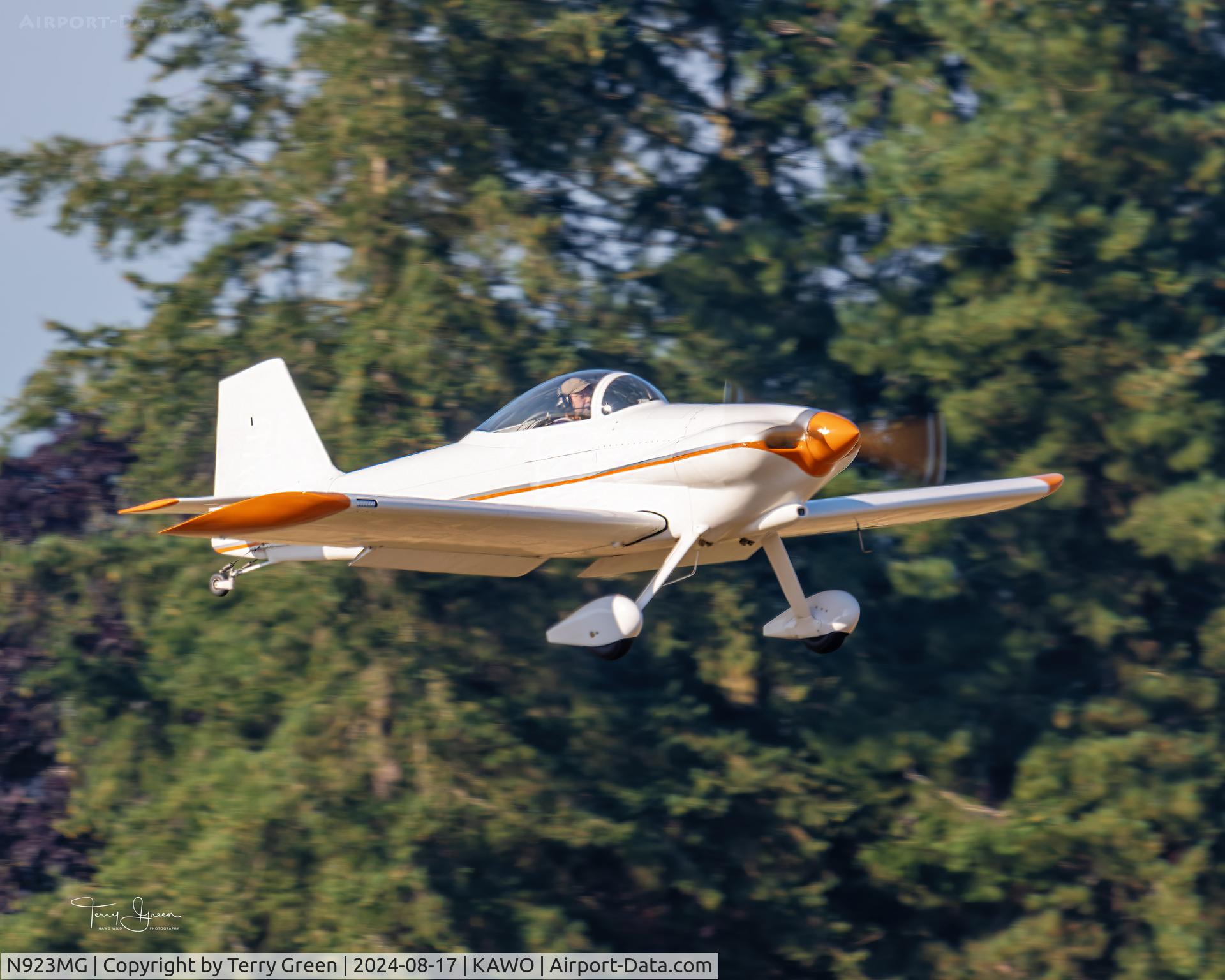 N923MG, 2023 VANS AIRCRAFT VANS RV-3B C/N 11328B, KAWO