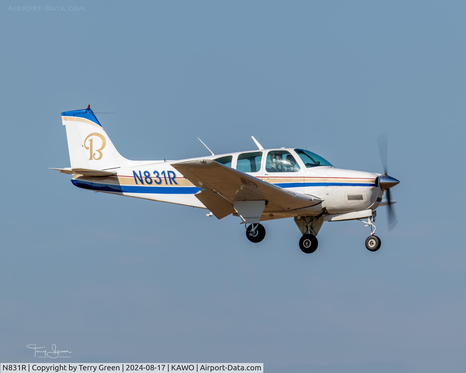 N831R, 1959 Beech 35-33 Debonair C/N CD-3, KAWO