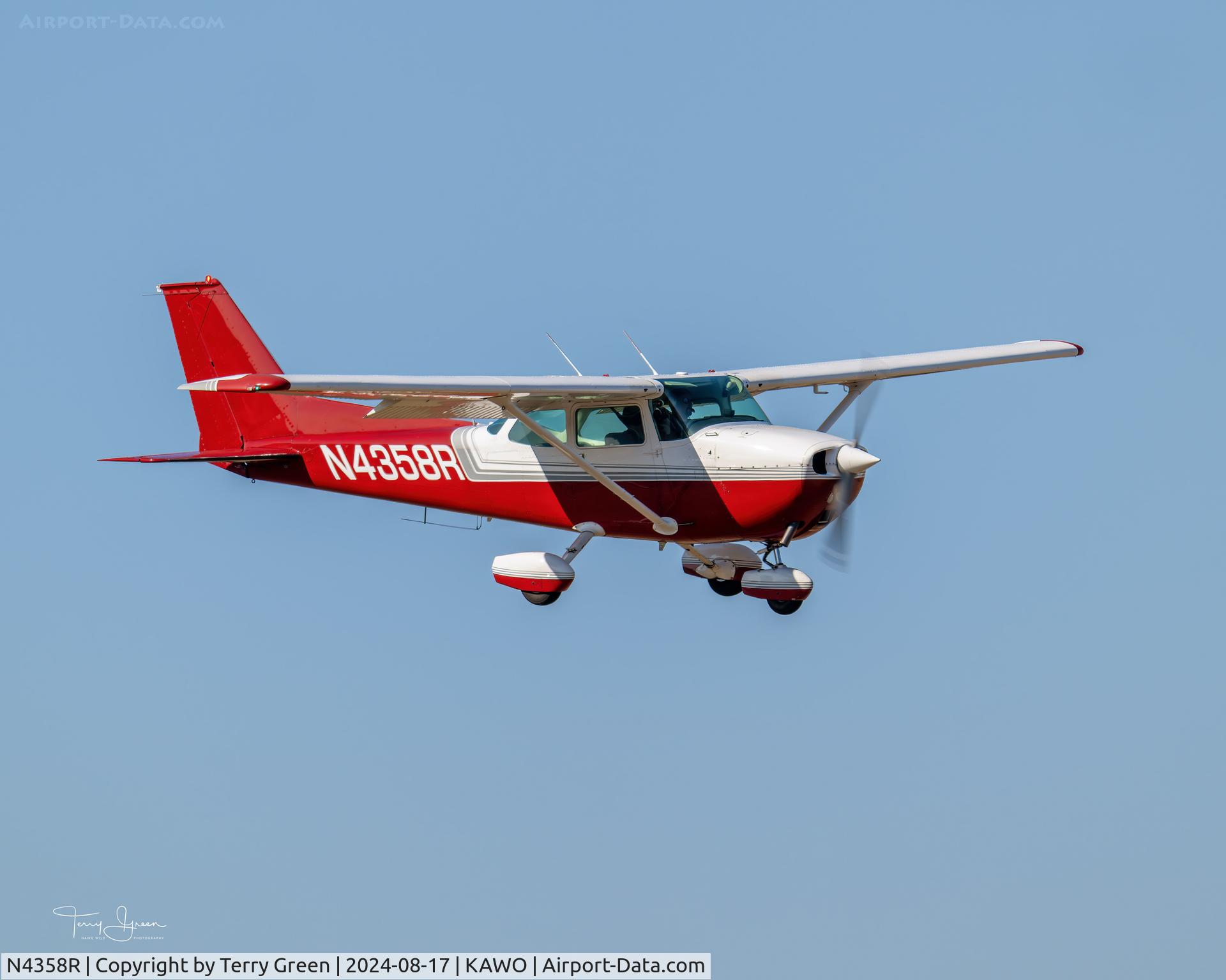 N4358R, 1974 Cessna 172M C/N 17263109, KAWO