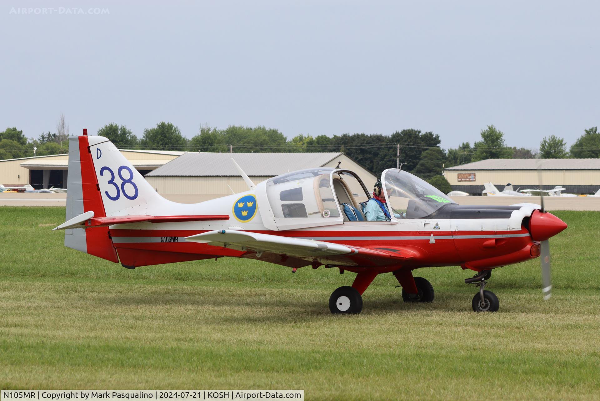 N105MR, 1971 Scottish Aviation Sk.61D Bulldog C/N BH100/138, Scottish Aviation Sk.61D Bulldog