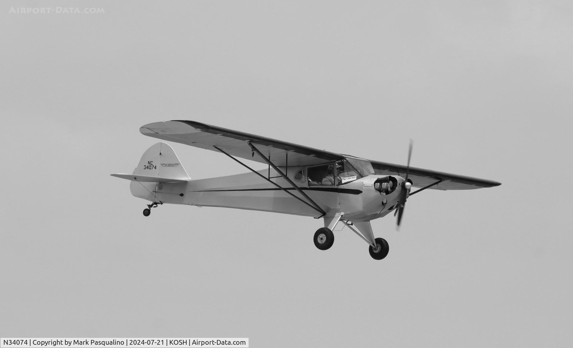 N34074, 1941 Taylorcraft BC-65 C/N 2938, Taylorcraft BC-65