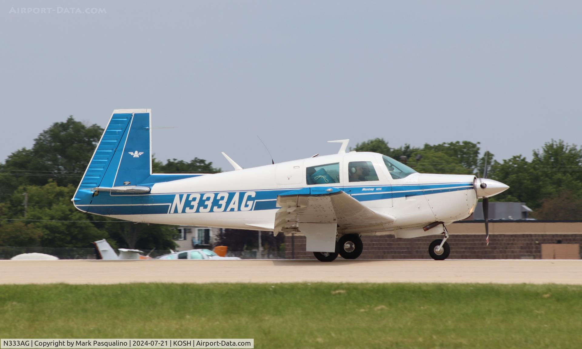 N333AG, 1975 Mooney M20E C/N 21-1168, Mooney M20E