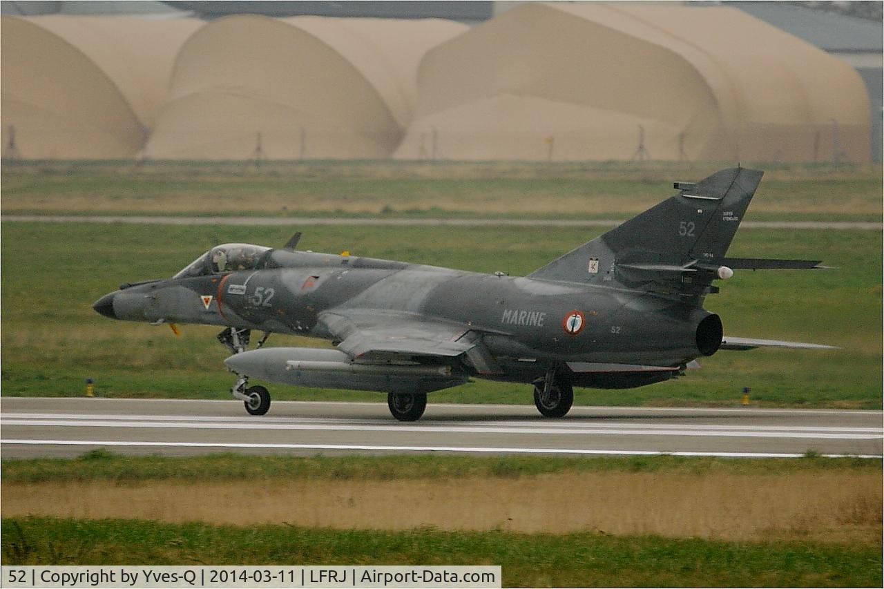 52, Dassault Super Etendard C/N 52, Dassault Super Etendard, Landivisiau Naval Air Base (LFRJ)