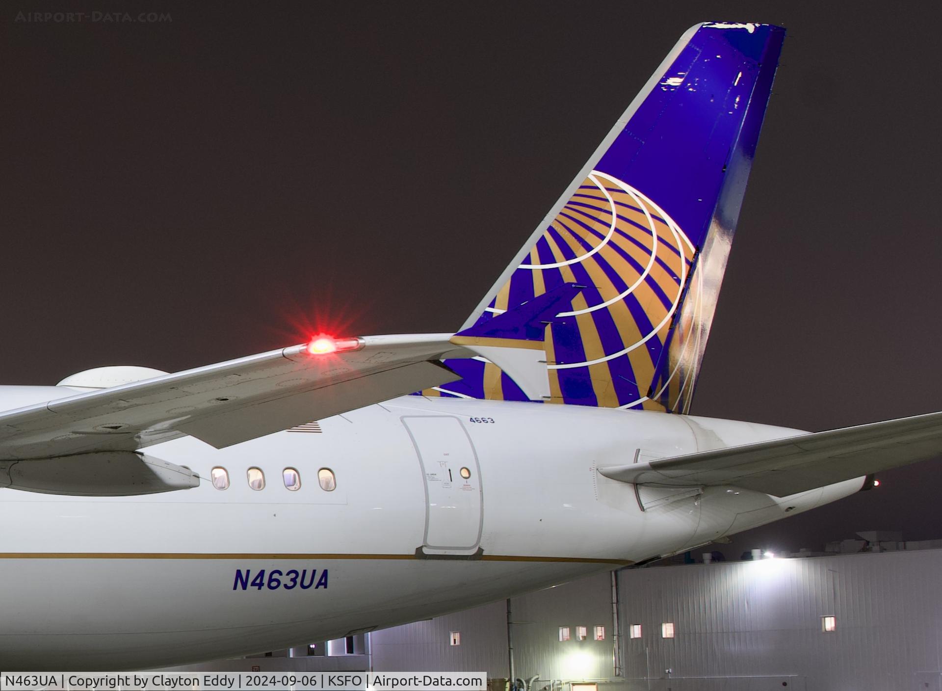 N463UA, 2000 Airbus A320-232 C/N 1282, SFO 2024.