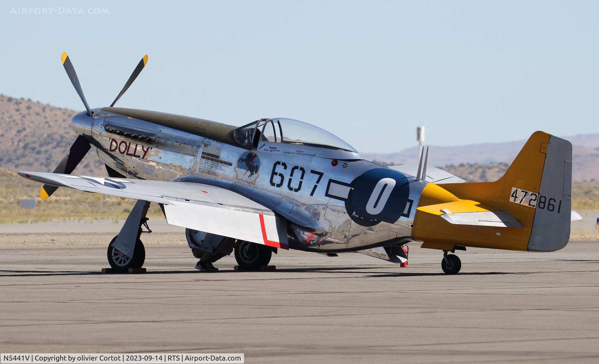 N5441V, 1961 North American F-51D Mustang C/N 45-11582, 2023 Reno air races