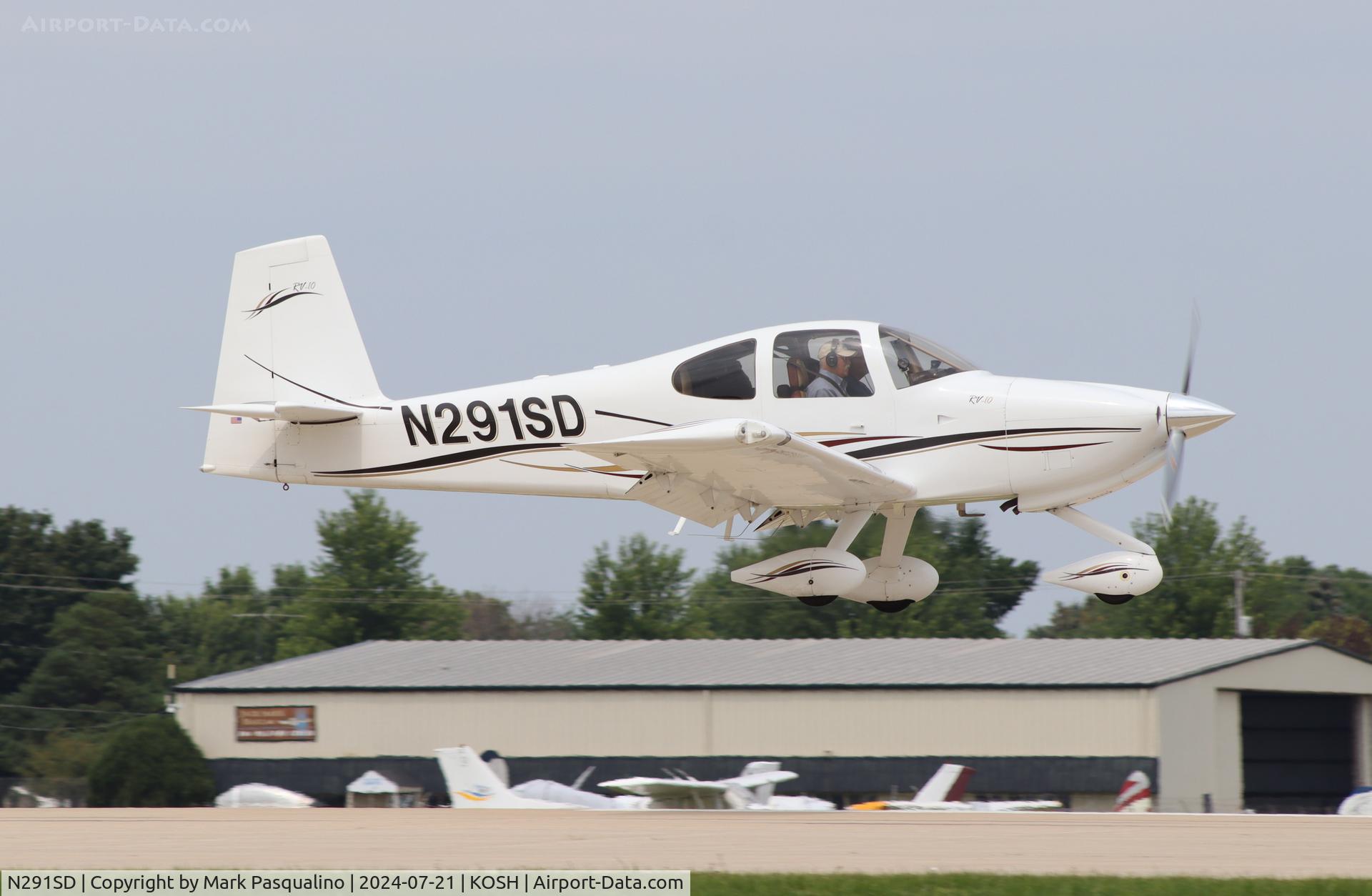 N291SD, 2008 Vans RV-10 C/N 40535, Vans RV-10