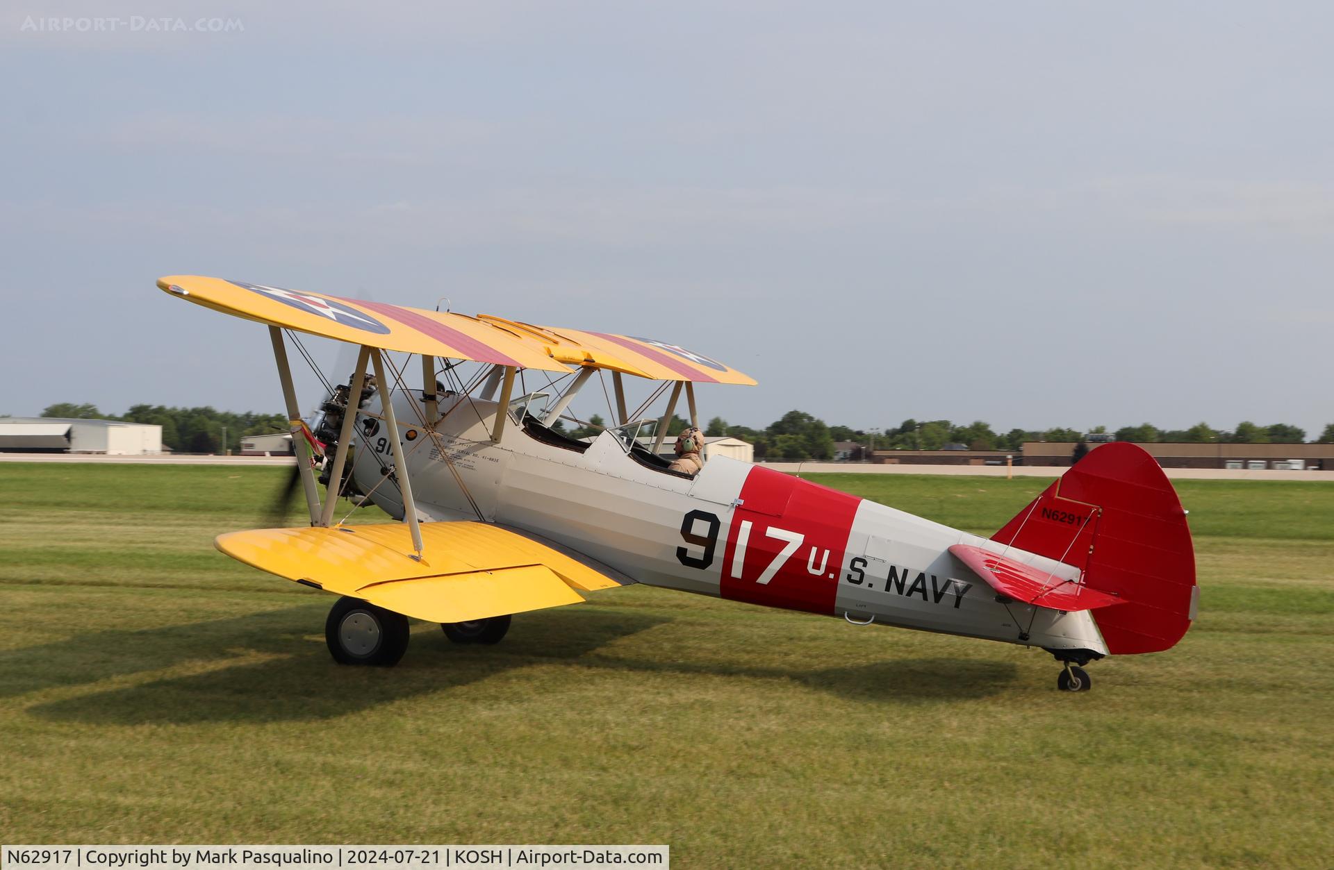 N62917, 1942 Boeing A75N1(PT17) C/N 75-2394, Stearman