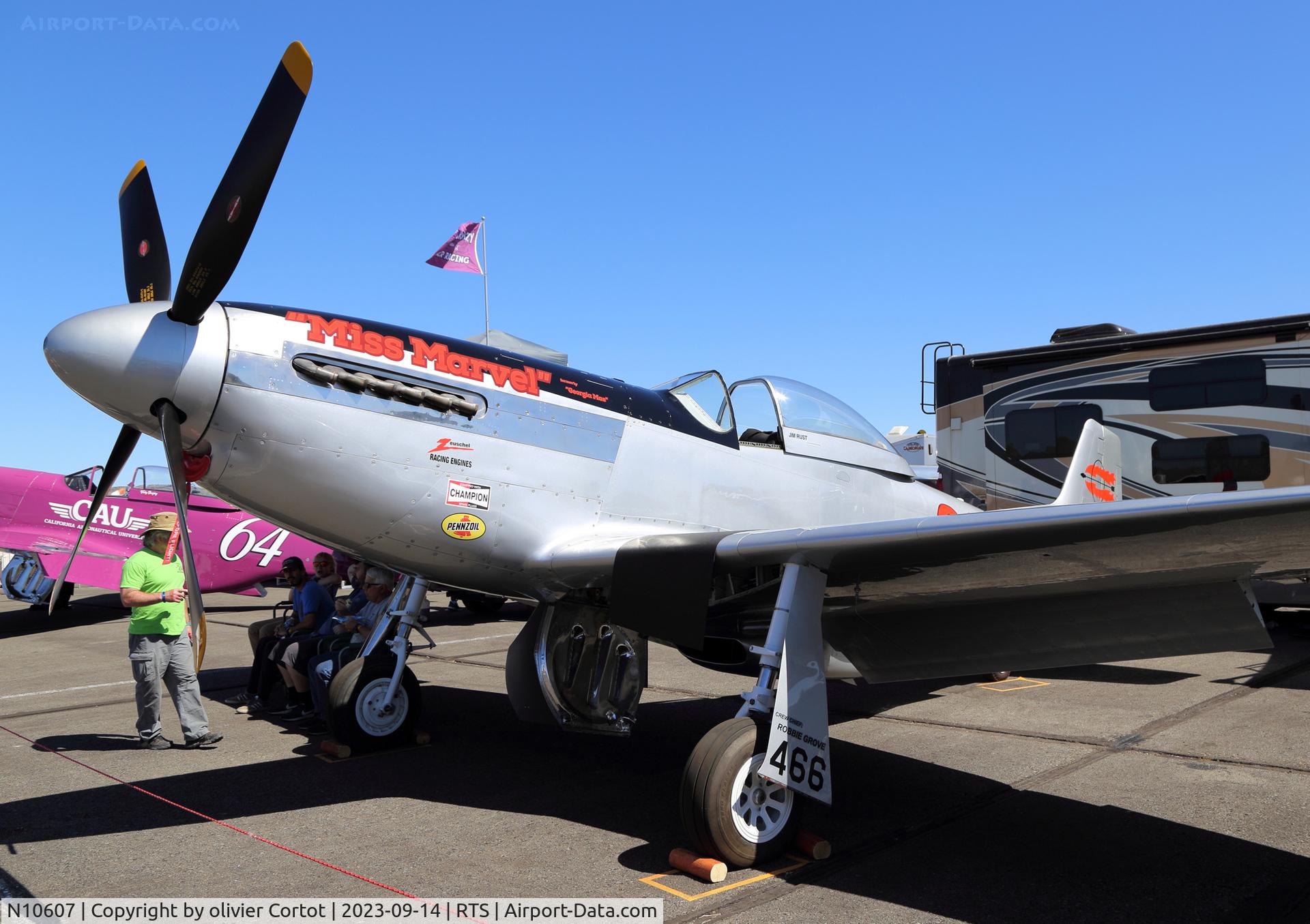 N10607, 1944 North American P-51D Mustang C/N 122-41006, 2023 Reno air races