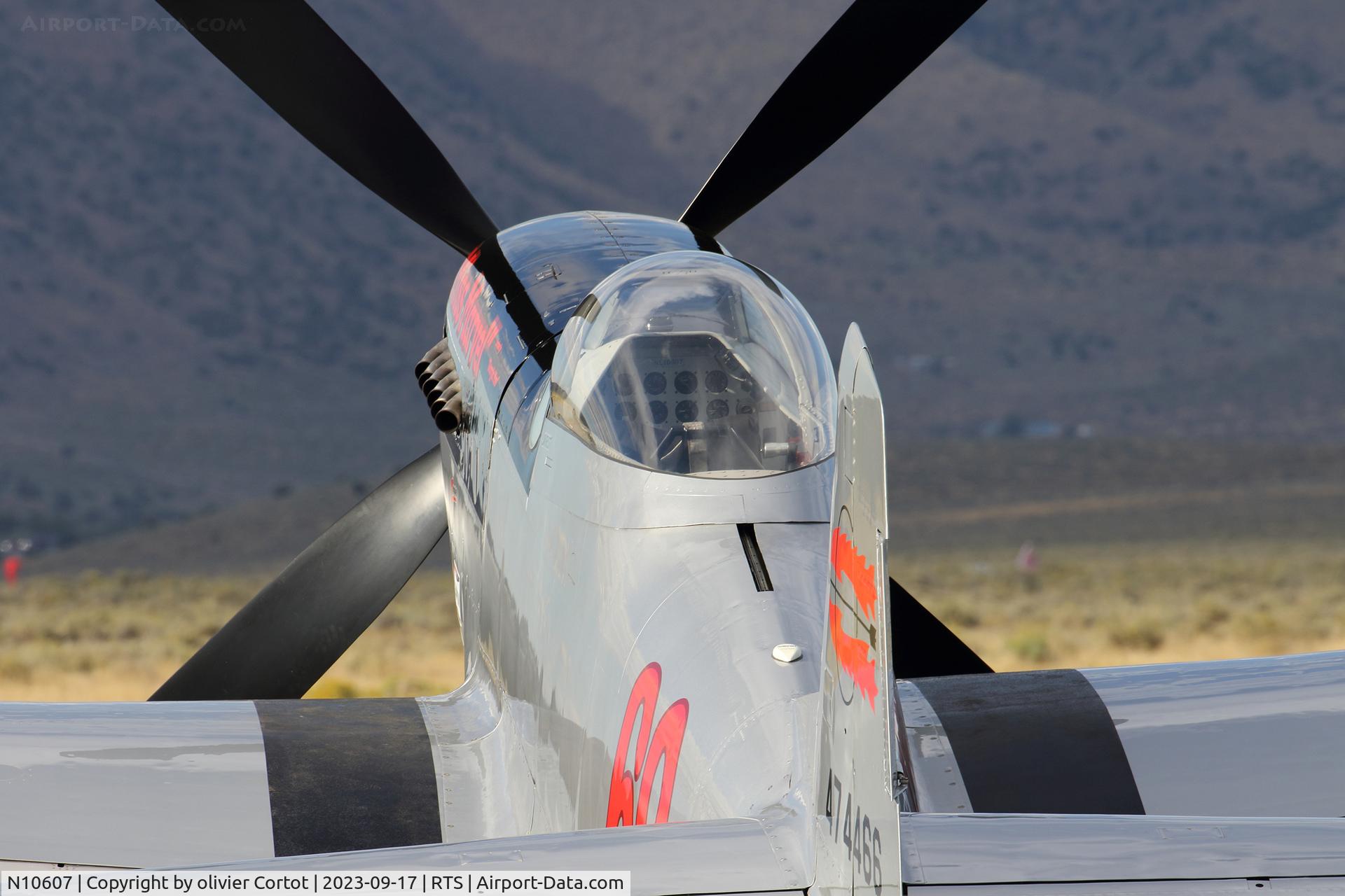 N10607, 1944 North American P-51D Mustang C/N 122-41006, 2023 Reno air races