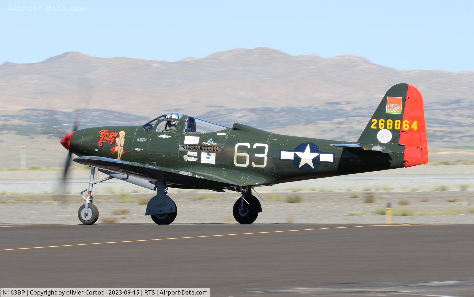 N163BP, 1945 Bell P-63C Kingcobra C/N 091263RP, 2023 Reno air races