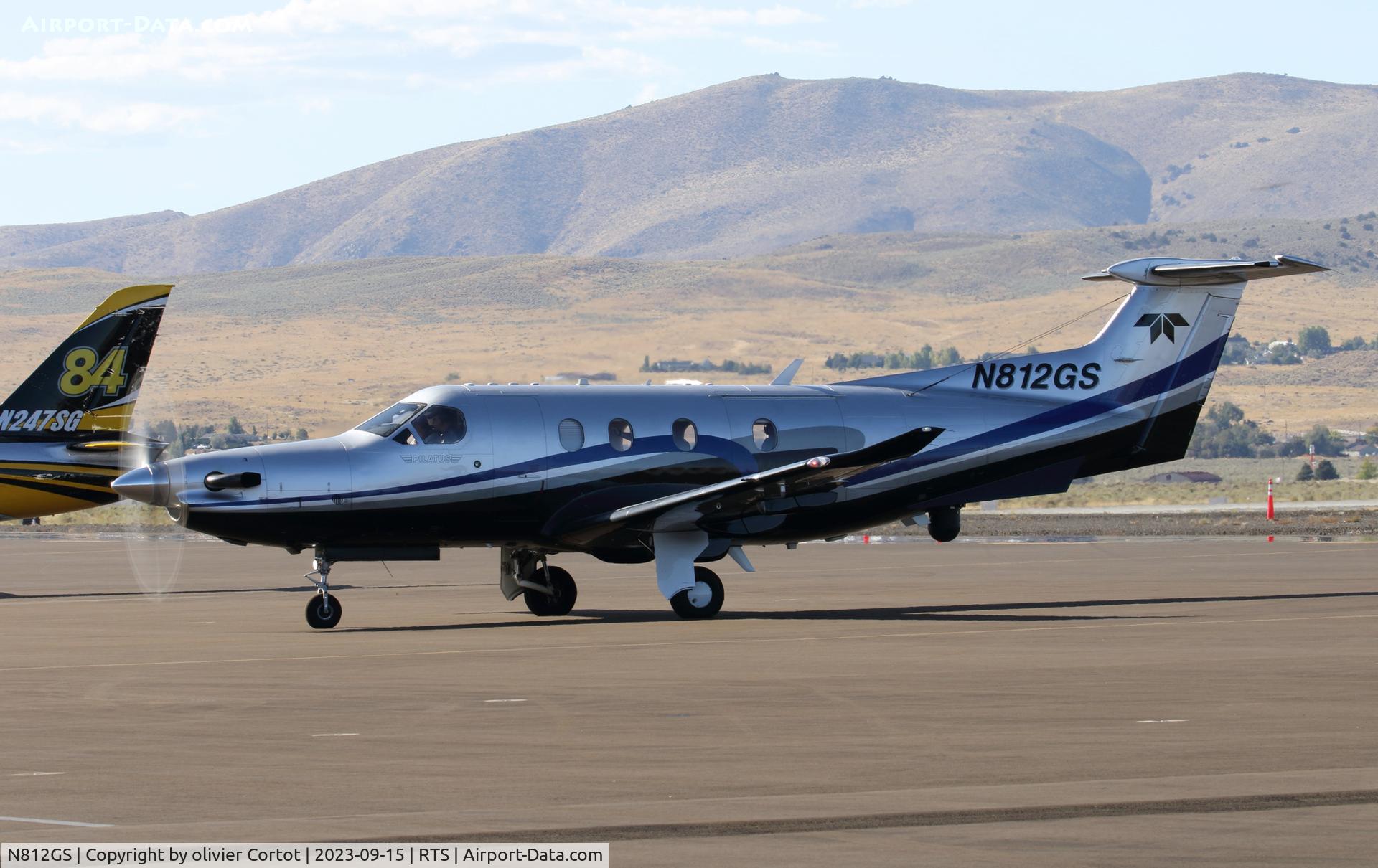 N812GS, 2008 Pilatus PC-12/47E C/N 1086, 2023 Reno air races