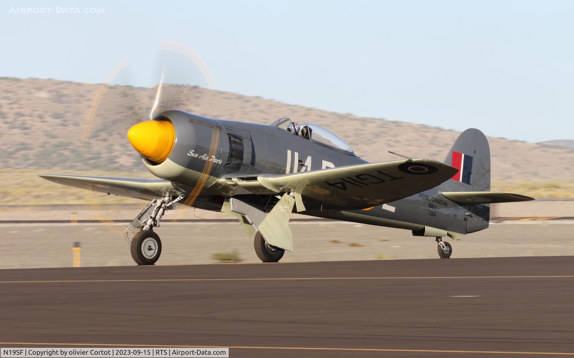 N19SF, 1947 Hawker Sea Fury FB.11 C/N 41H/656803, 2023 Reno air races