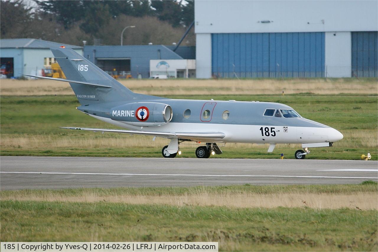185, Dassault Falcon 10MER C/N 185, Dassault Falcon 10 Mer, Landivisiau Naval Air Base (LFRJ)