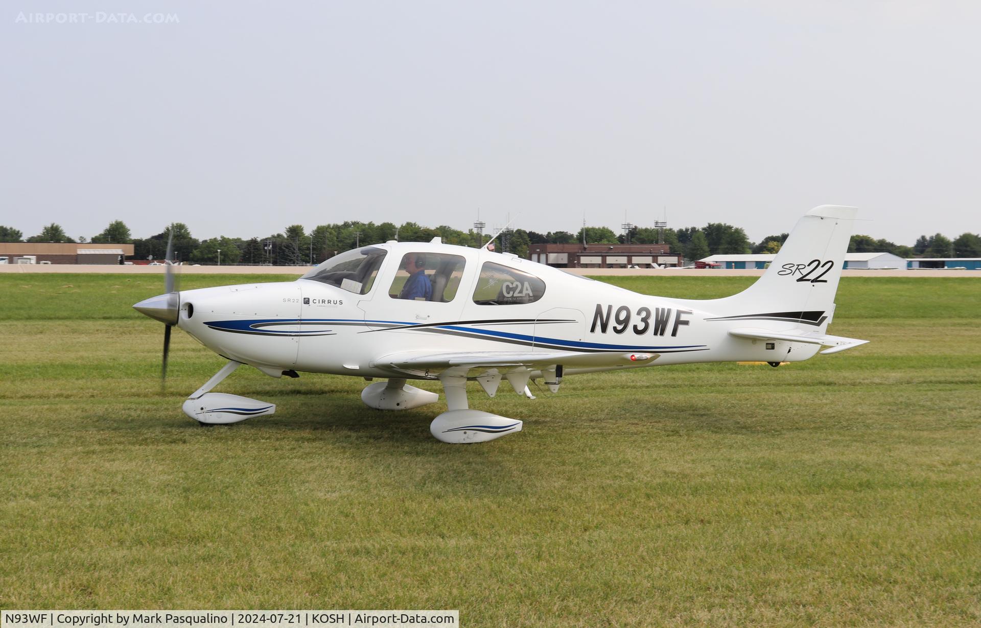 N93WF, 2001 Cirrus SR22 C/N 0087, Cirrus SR22