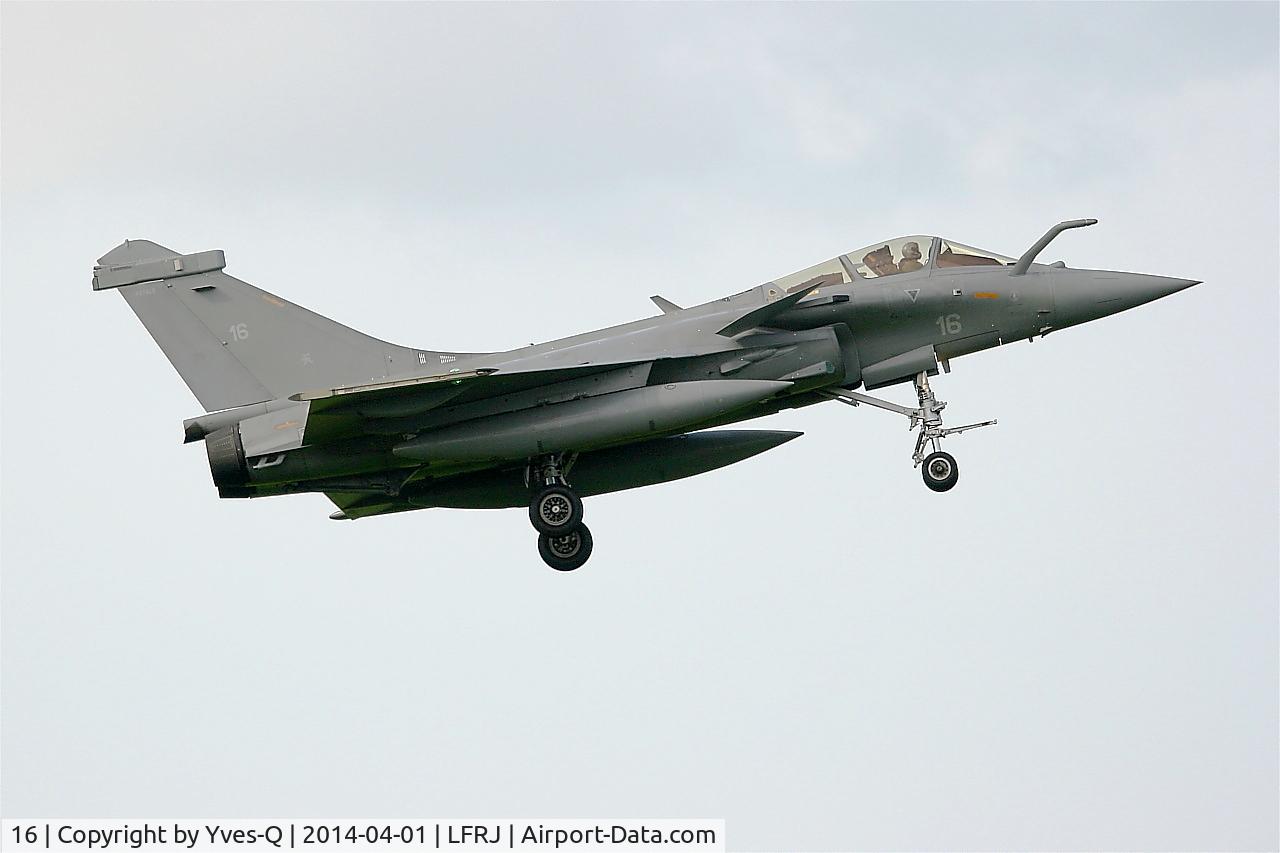 16, Dassault Rafale M C/N 16, Dassault Rafale M, Landivisiau Naval Air Base (LFRJ)