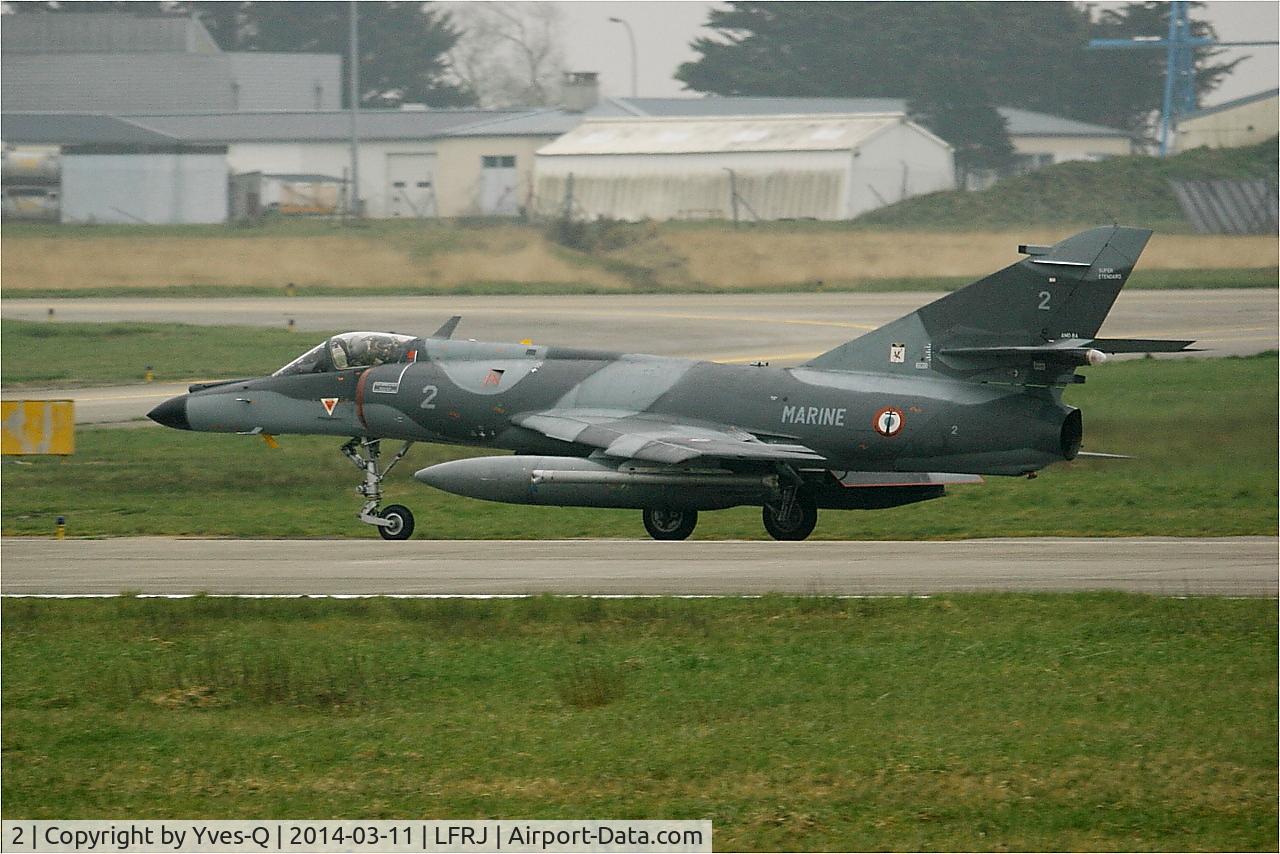 2, Dassault Super Etendard C/N 2, Dassault Super Etendard, Landivisiau Naval Air Base (LFRJ)