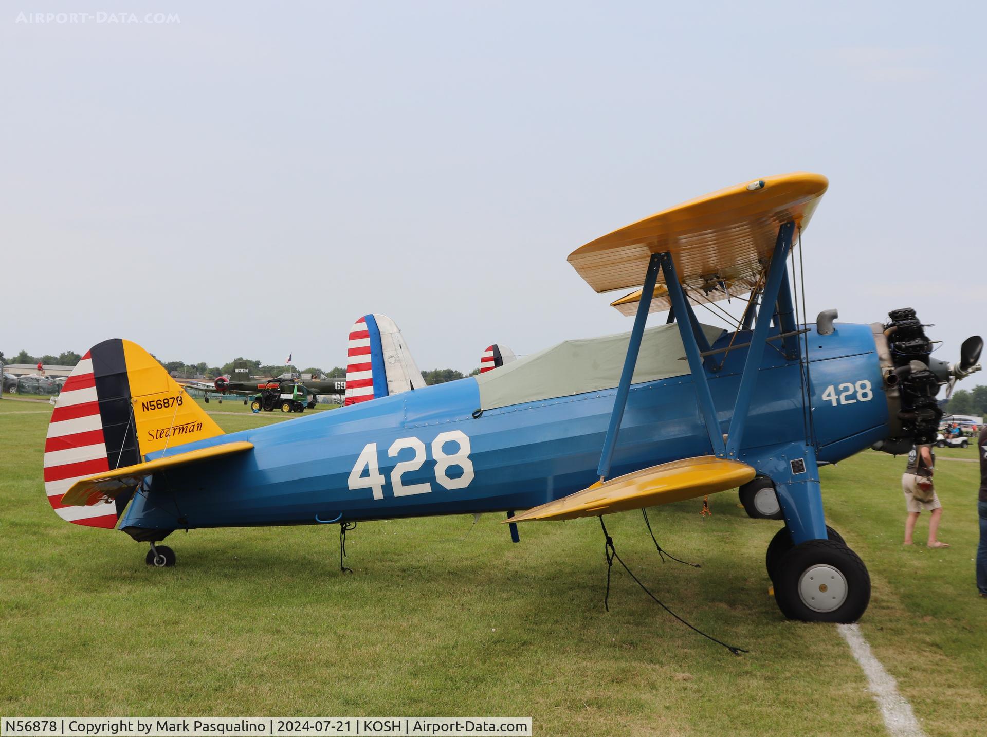 N56878, 1943 Boeing A75N1(PT17) C/N 75-1712, Stearman