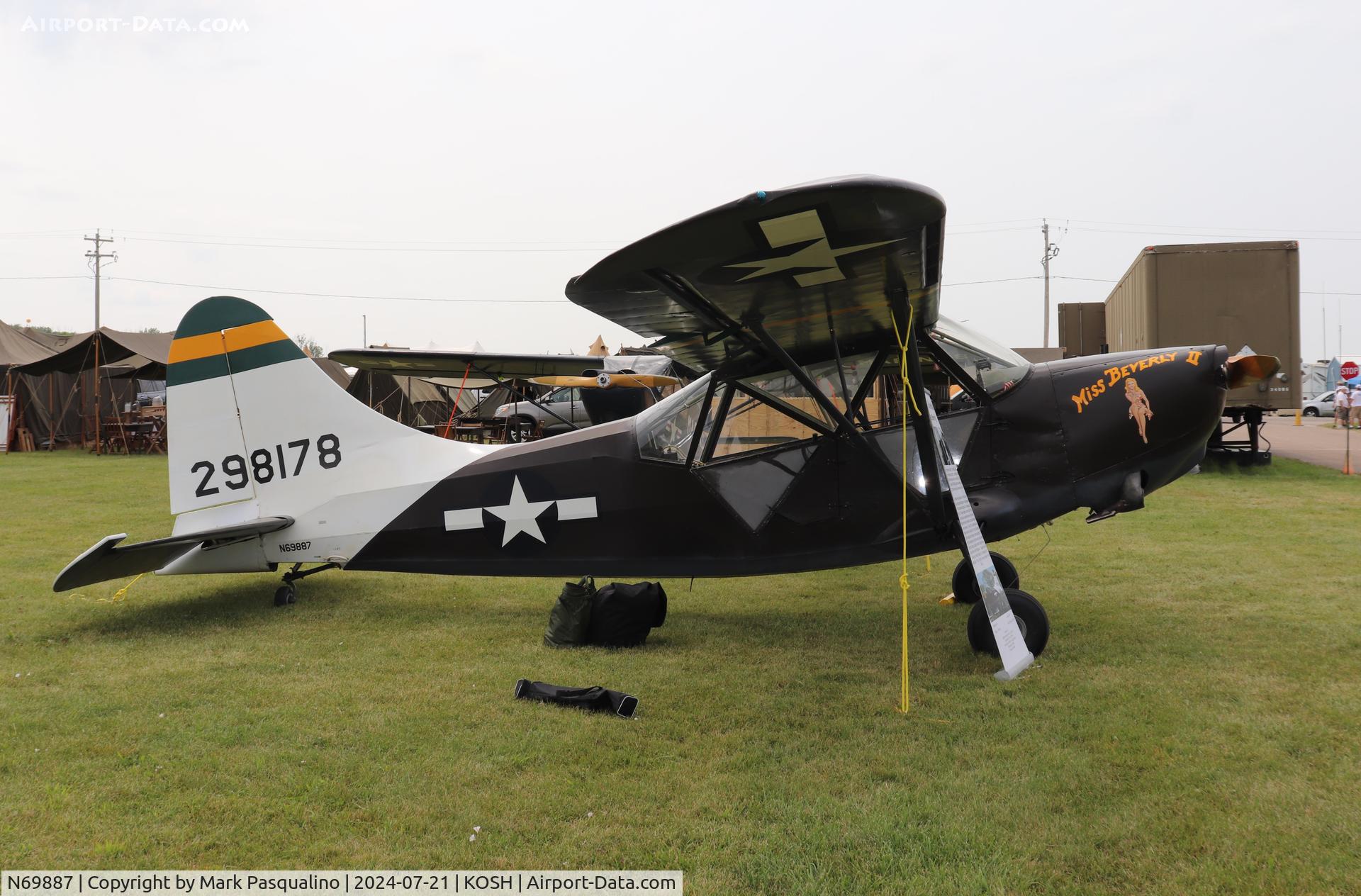 N69887, 1943 Stinson L-5 Sentinel C/N 76-419, Stinson L-5