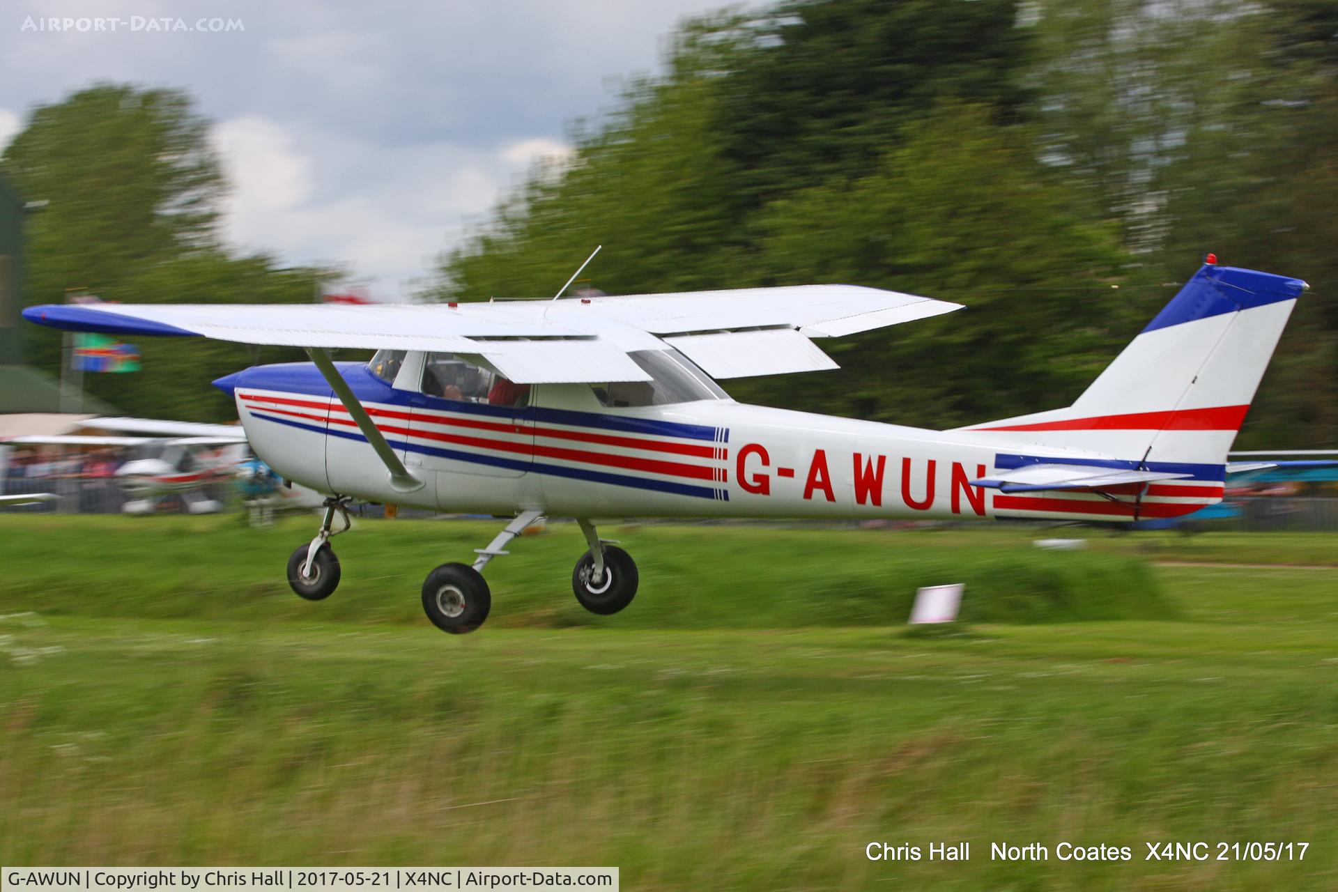 G-AWUN, 1968 Reims Cessna F150H C/N 0377, North Coates Summer Fly in