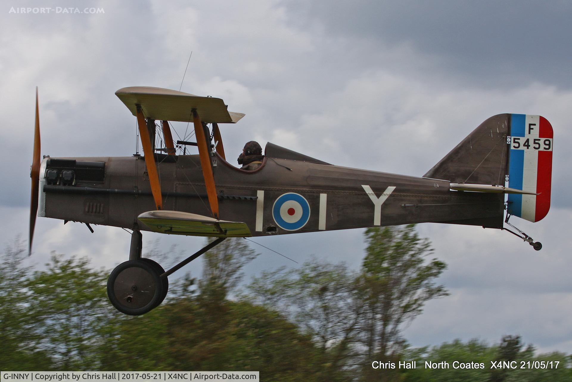 G-INNY, 1983 Royal Aircraft Factory SE-5A Replica C/N PFA 020-10439, North Coates Summer Fly in