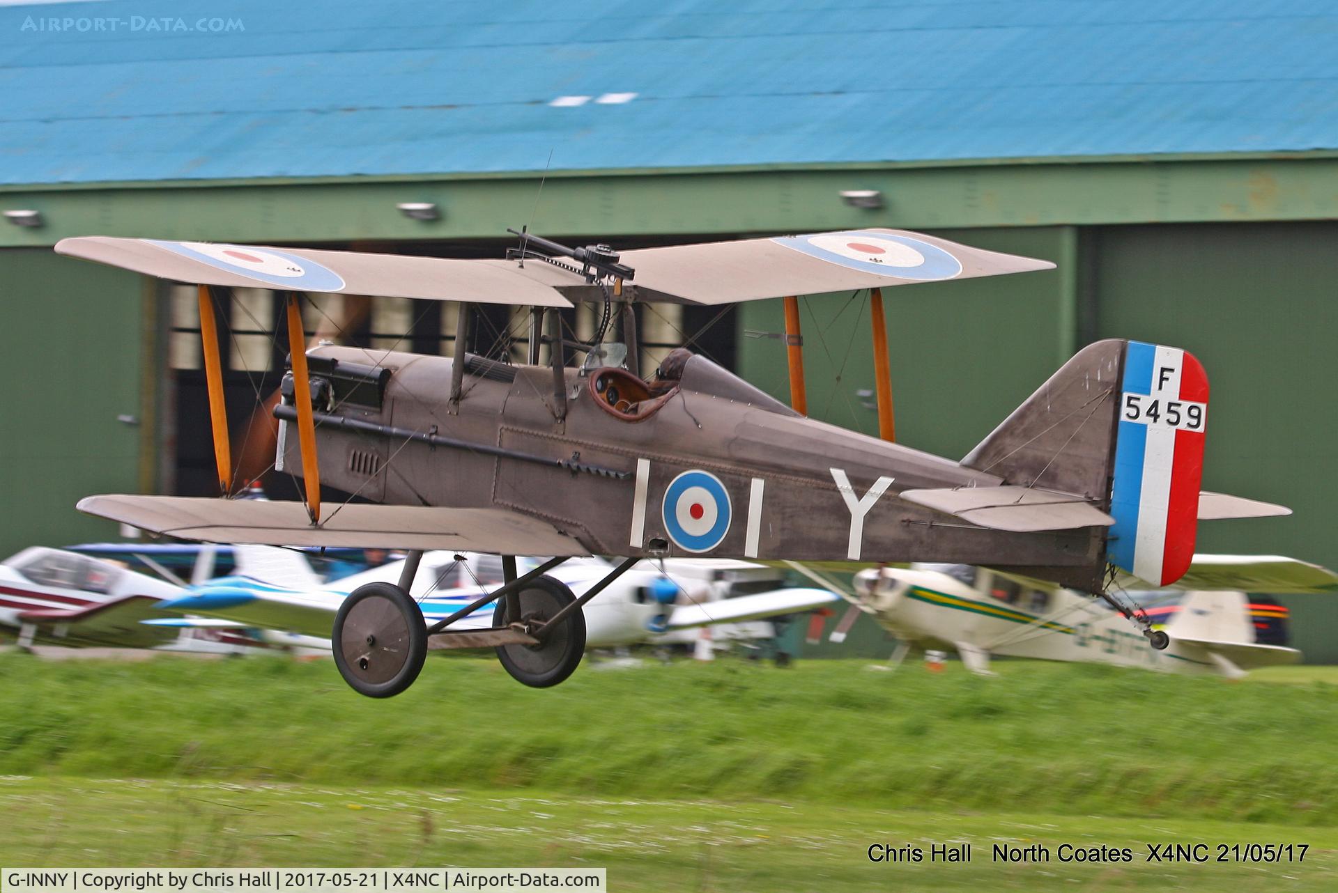 G-INNY, 1983 Royal Aircraft Factory SE-5A Replica C/N PFA 020-10439, North Coates Summer Fly in