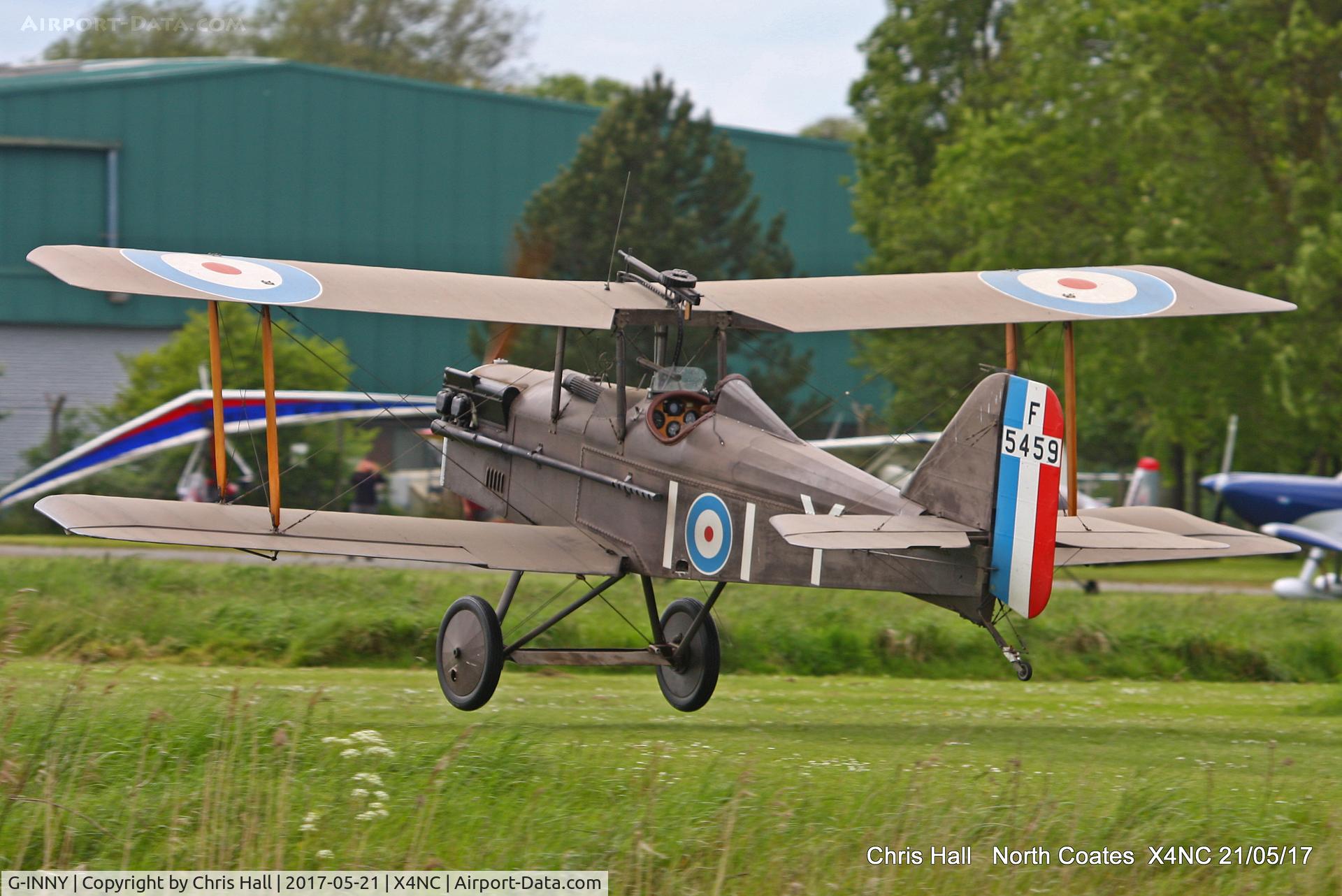 G-INNY, 1983 Royal Aircraft Factory SE-5A Replica C/N PFA 020-10439, North Coates Summer Fly in