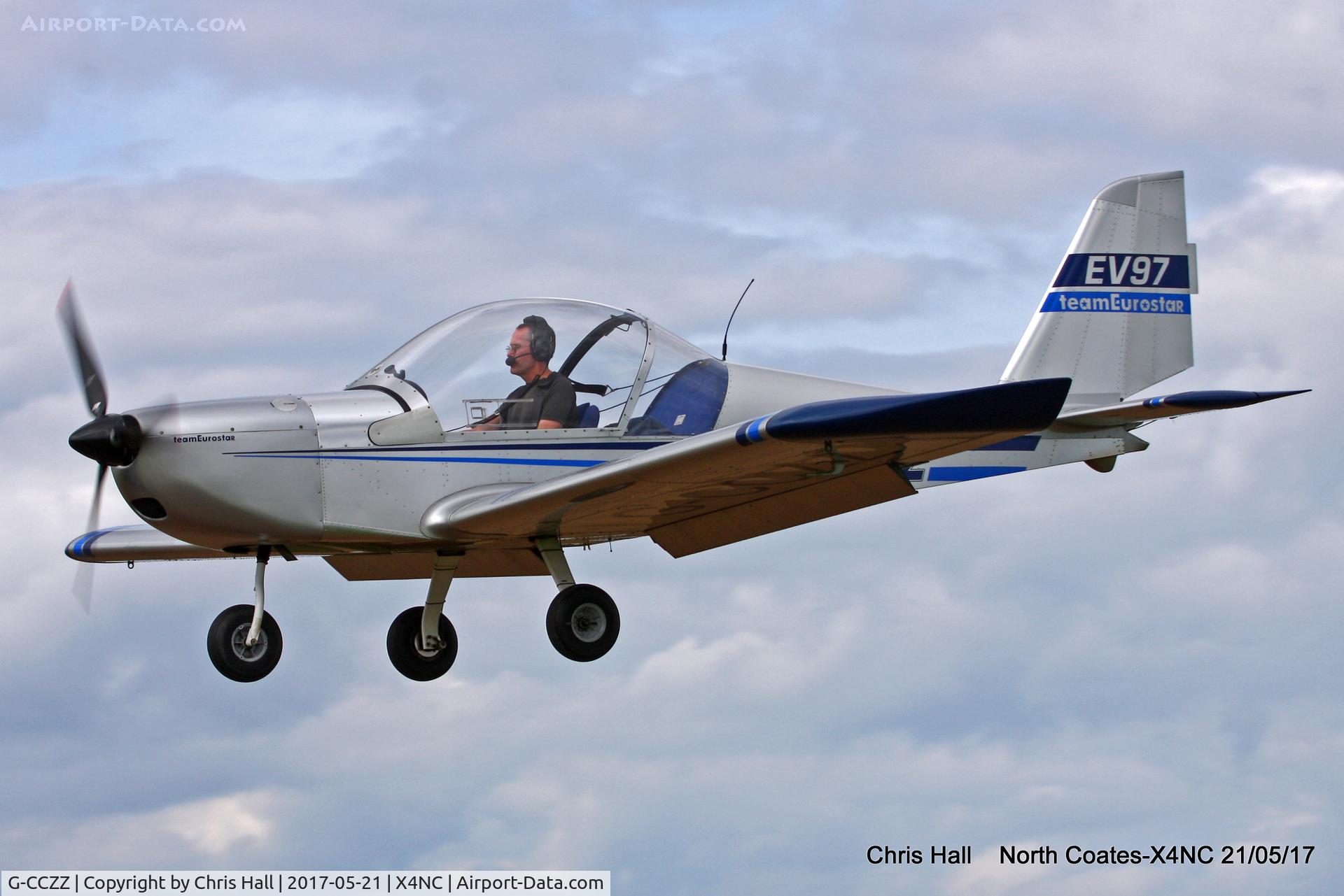 G-CCZZ, 2004 Aerotechnik EV-97 Eurostar C/N PFA 315-14158, North Coates Summer Fly in