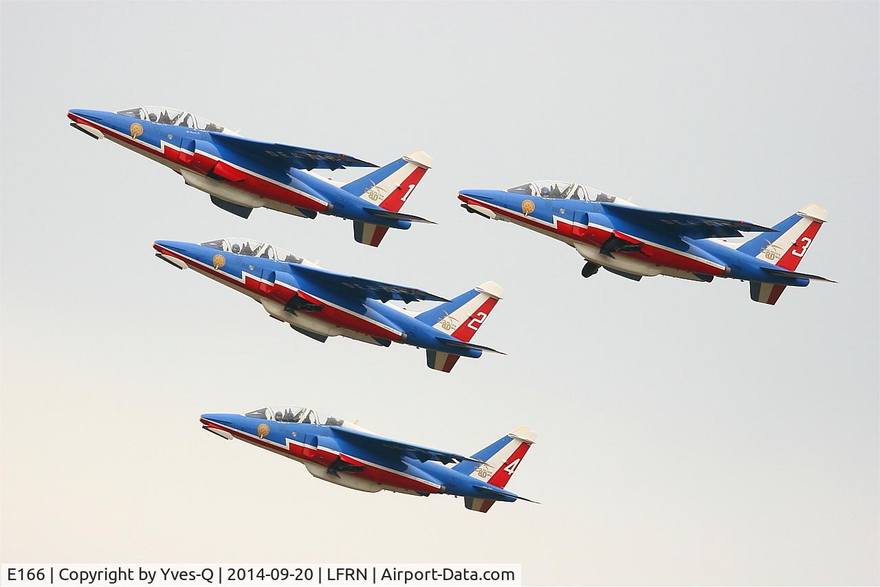 E166, Dassault-Dornier Alpha Jet E C/N E166, Dassault-Dornier Alpha Jet E, On display, Rennes-St Jacques airport (LFRN-RNS)