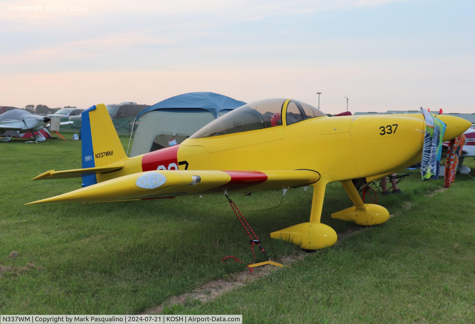 N337WM, 2023 Van's RV-8 C/N MAL-001, Vans RV-8