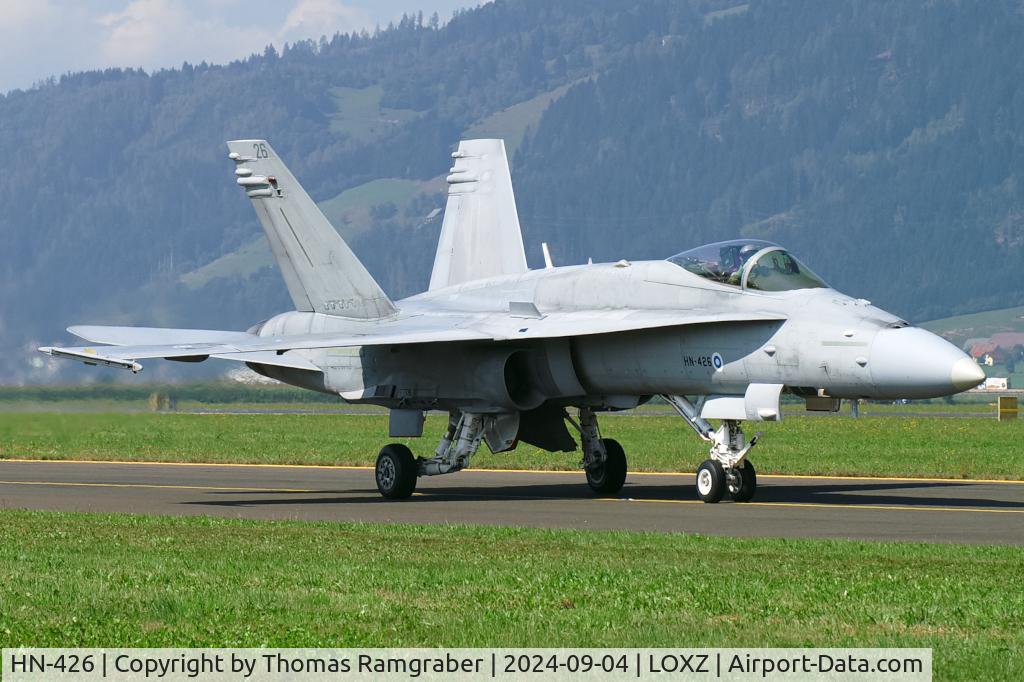 HN-426, McDonnell Douglas F-18C Hornet C/N 1425, Finland - Air Force McDonnel Douglas FA-18C Hornet