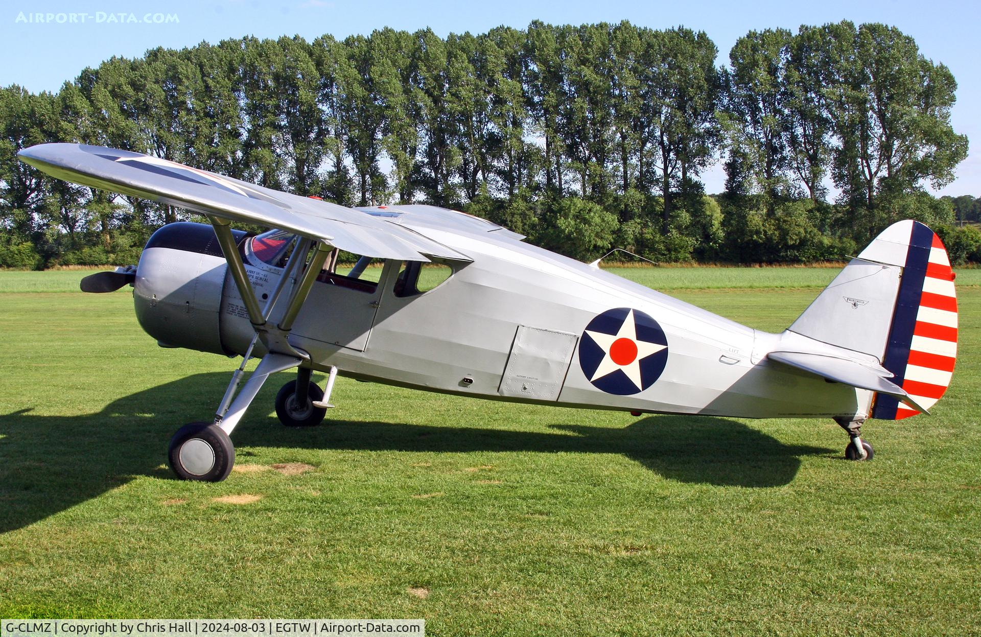 G-CLMZ, 1941 Fairchild UC-61A Argus II (24W-41A) C/N W41A-252, Oaksey Park