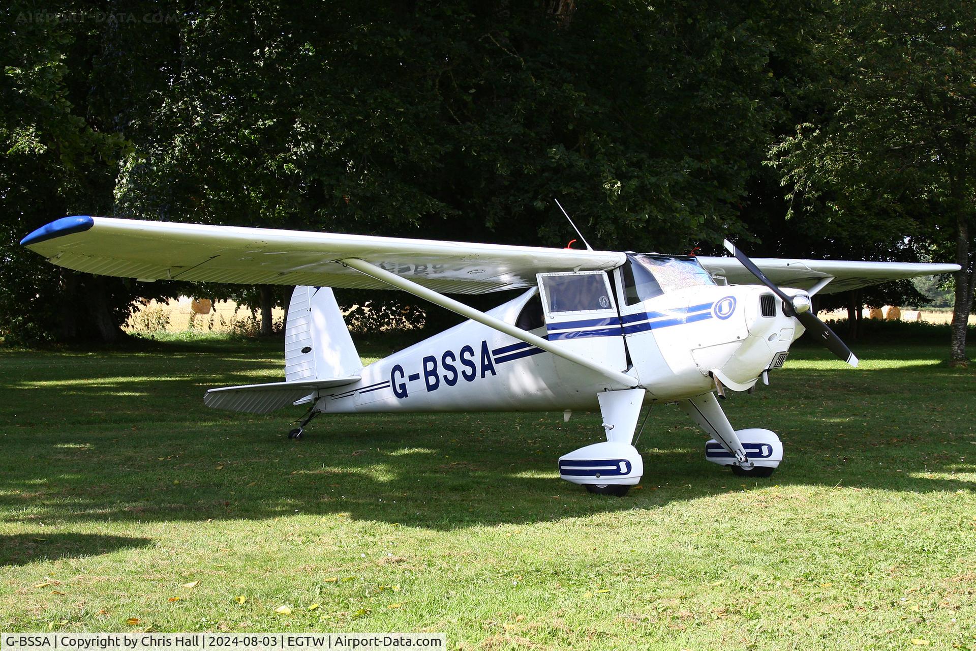 G-BSSA, 1946 Luscombe 8E Silvaire Silvaire C/N 4176, Oaksey Park