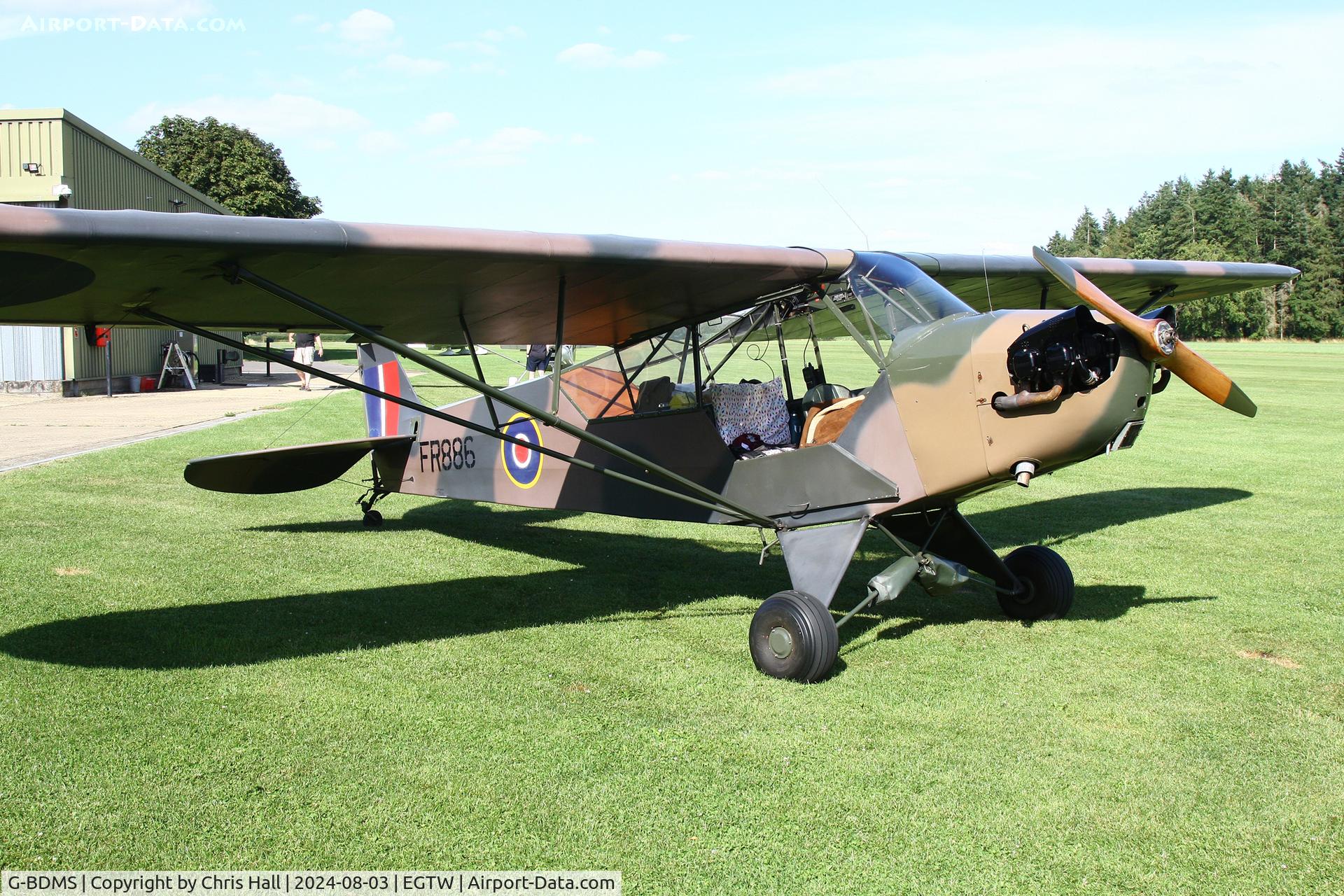 G-BDMS, 1944 Piper J3C-65 Cub Cub C/N 13049, Oaksey Park