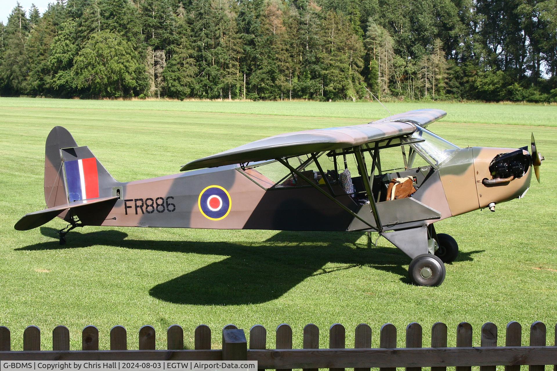 G-BDMS, 1944 Piper J3C-65 Cub Cub C/N 13049, Oaksey Park