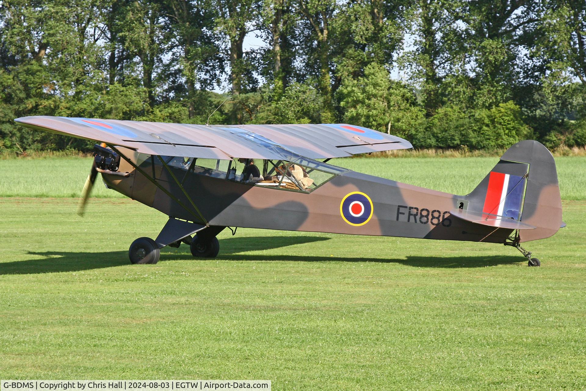 G-BDMS, 1944 Piper J3C-65 Cub Cub C/N 13049, Oaksey Park