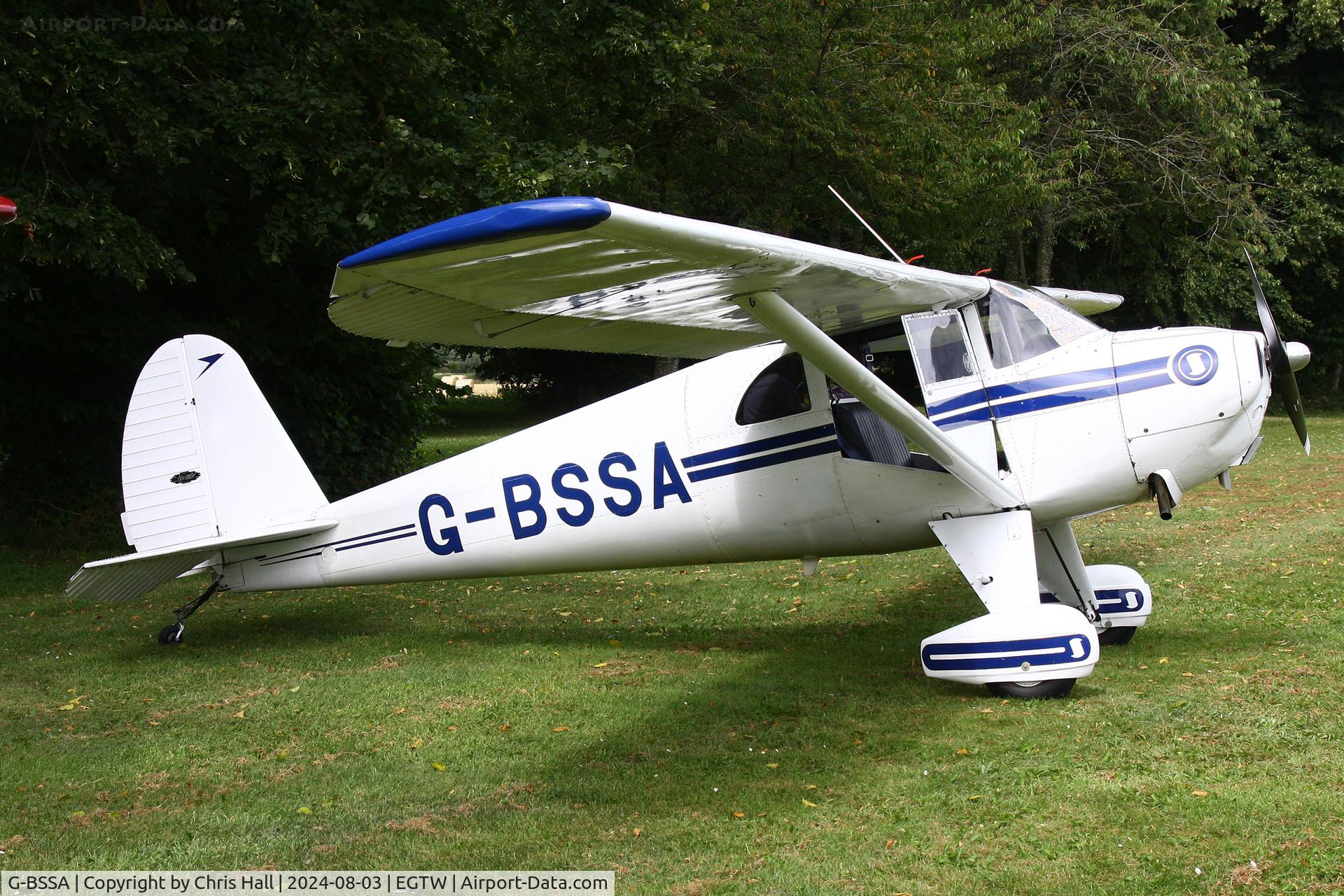 G-BSSA, 1946 Luscombe 8E Silvaire Silvaire C/N 4176, Oaksey Park