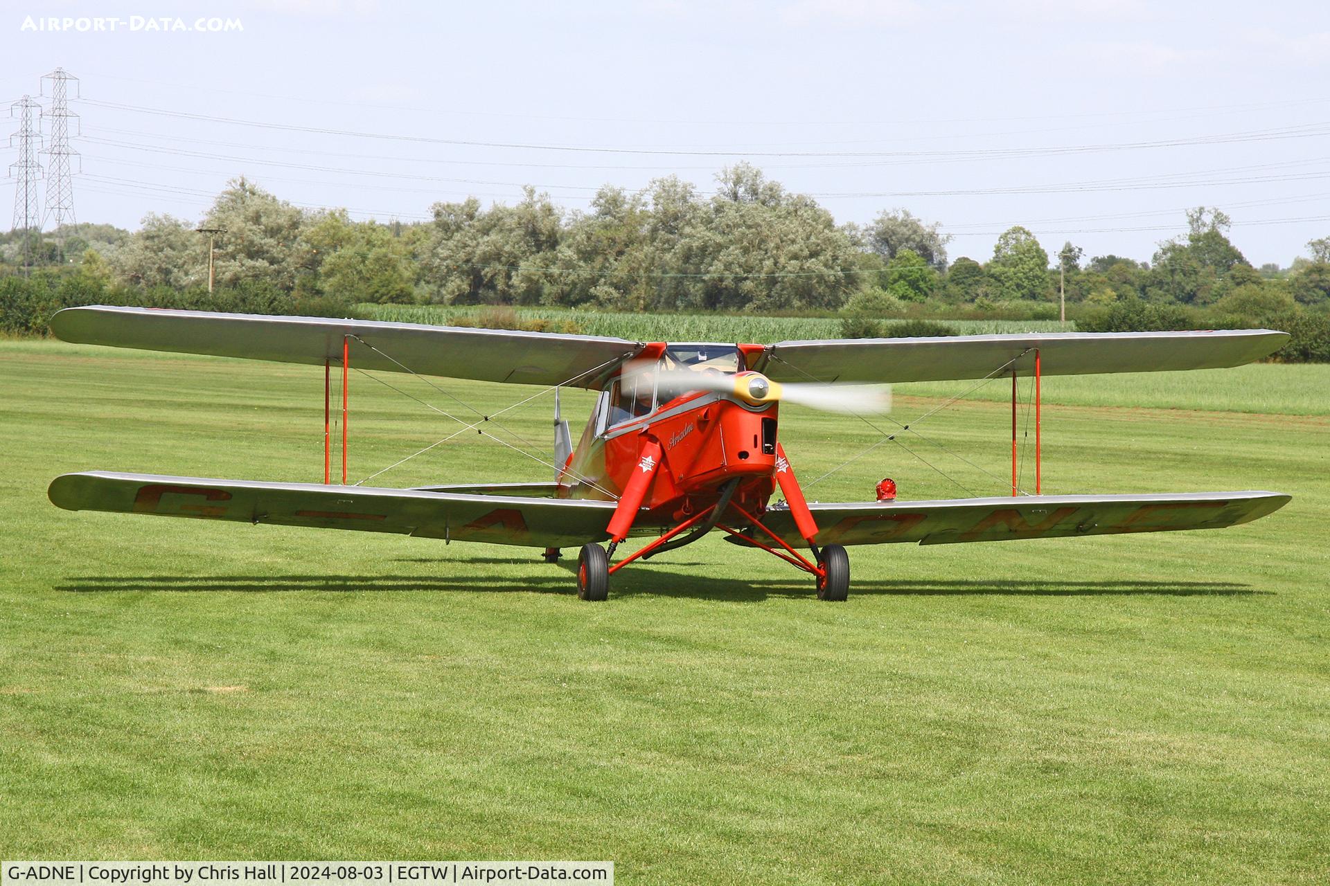 G-ADNE, 1936 De Havilland DH.87B Hornet Moth C/N 8089, Oaksey Park