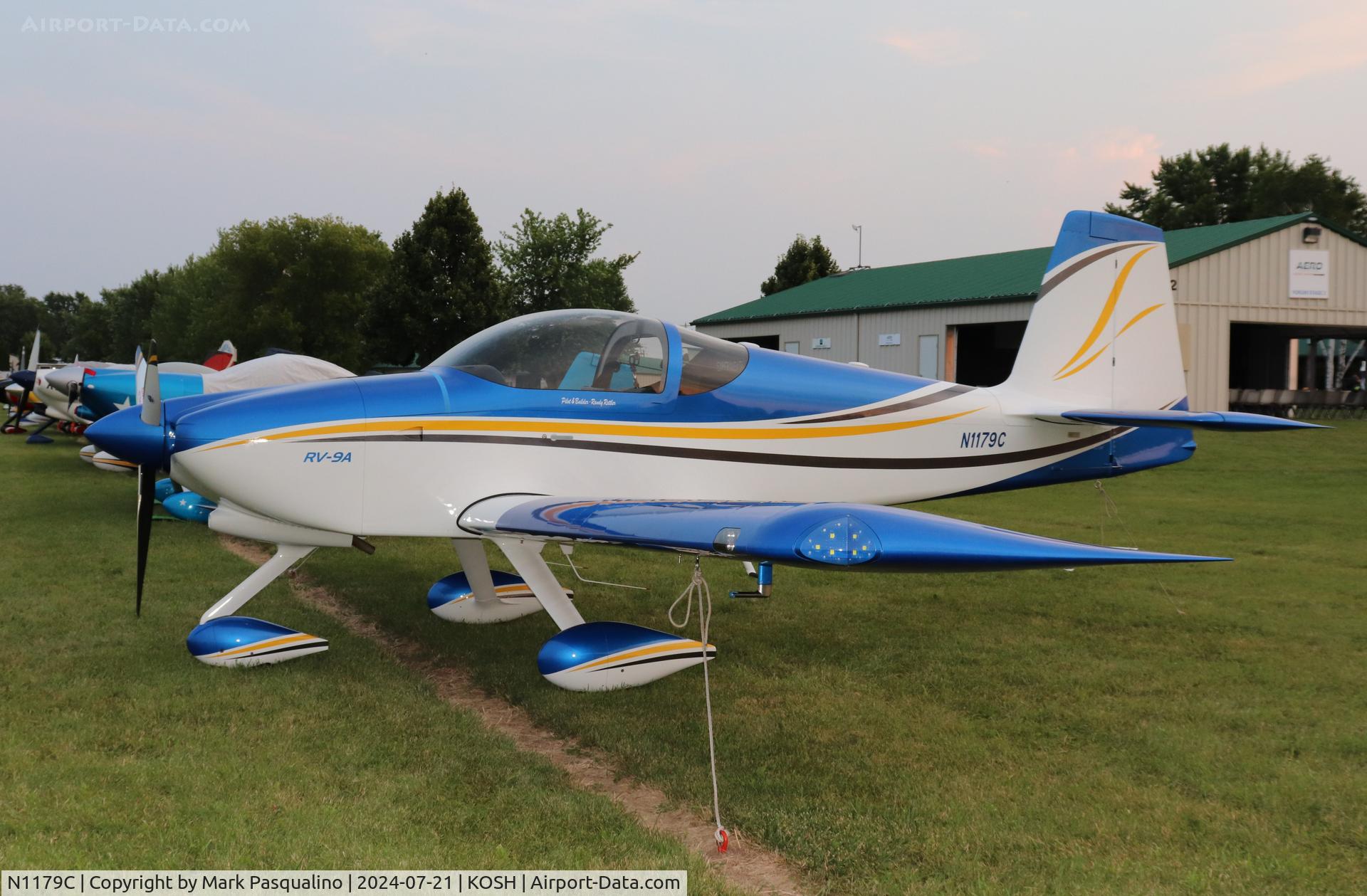 N1179C, Vans RV-9A C/N 92078, Vans RV-9A